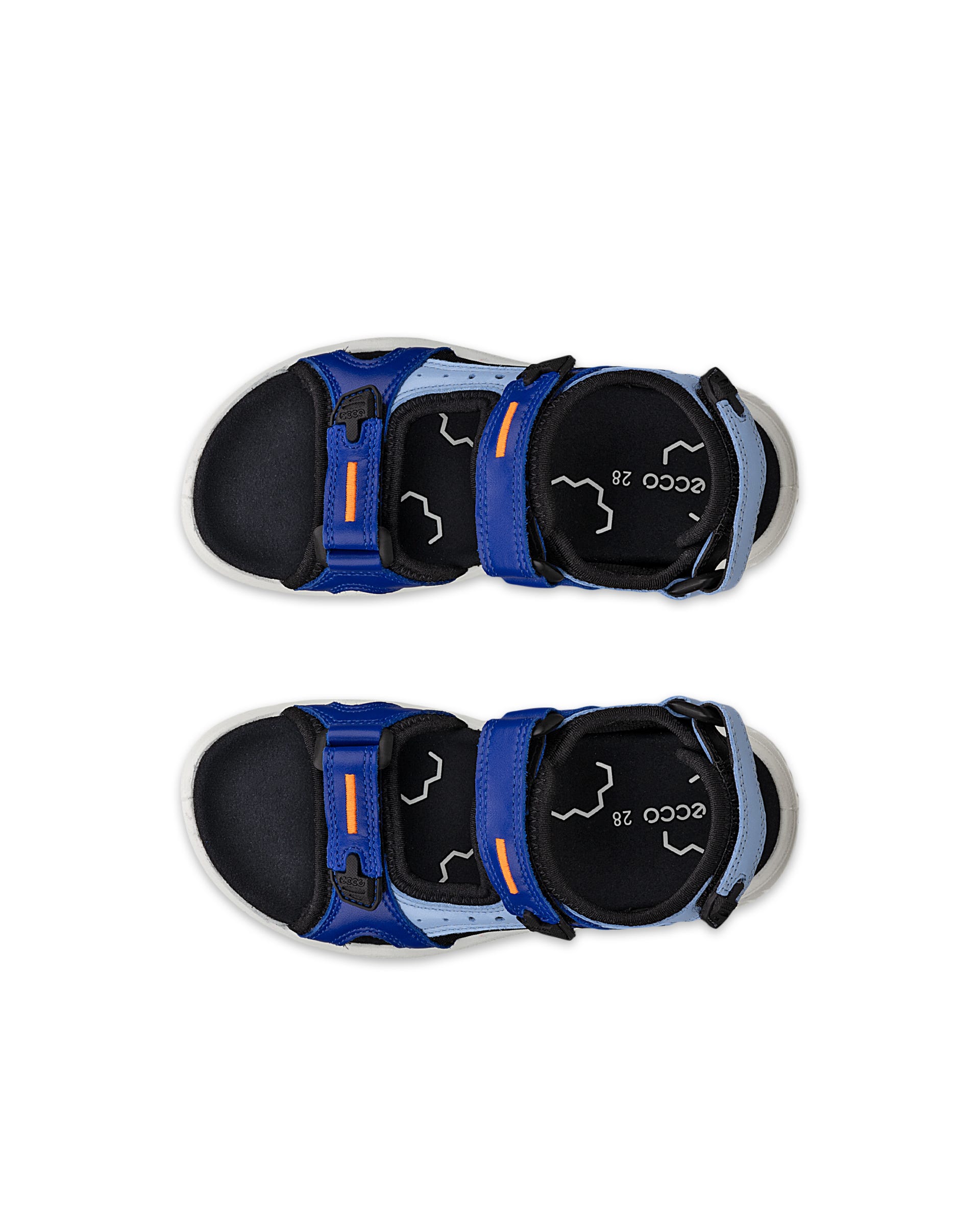 ECCO® X-Trinsic Promenadsandal skinn barn - Blå - Top left pair