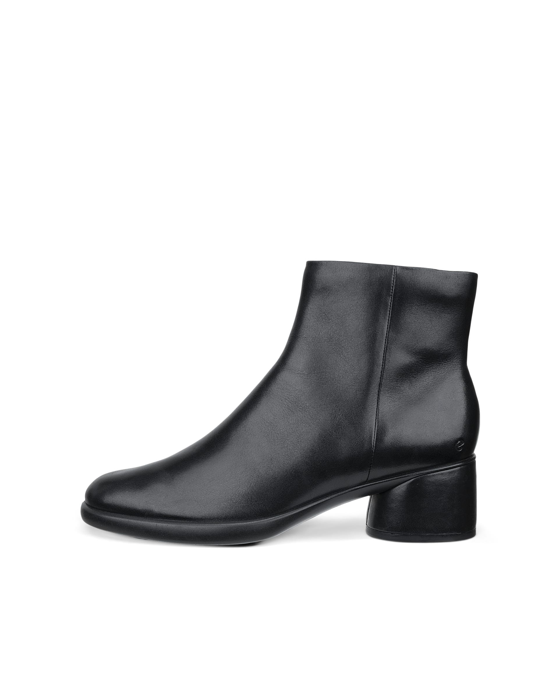 ECCO Sculpted LX 35 ウィメンズ レザーミッドカットブーツ - ブラック - Outside