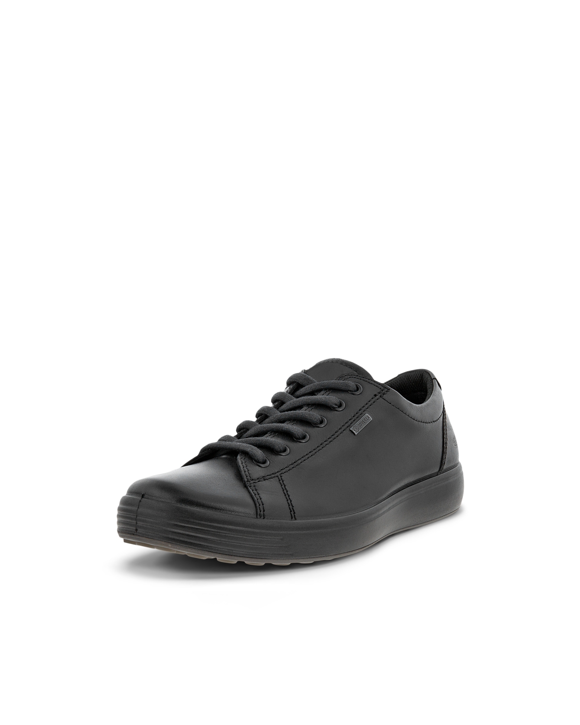 Zapatillas de piel ECCO® Soft 7 para hombre - Negro - Main
