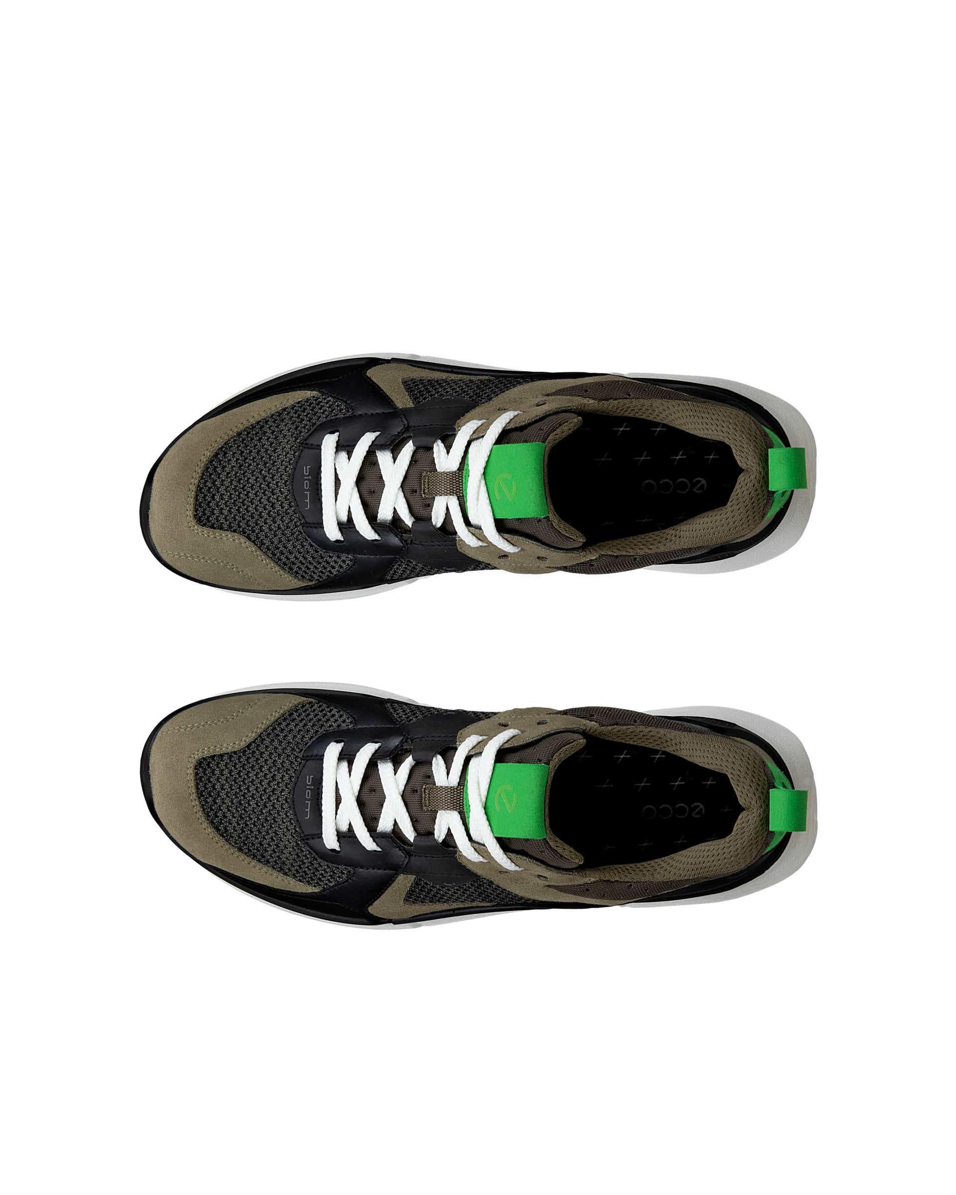 ECCO BIOM 2.2 MEN'S SNEAKER - Green - Top left pair