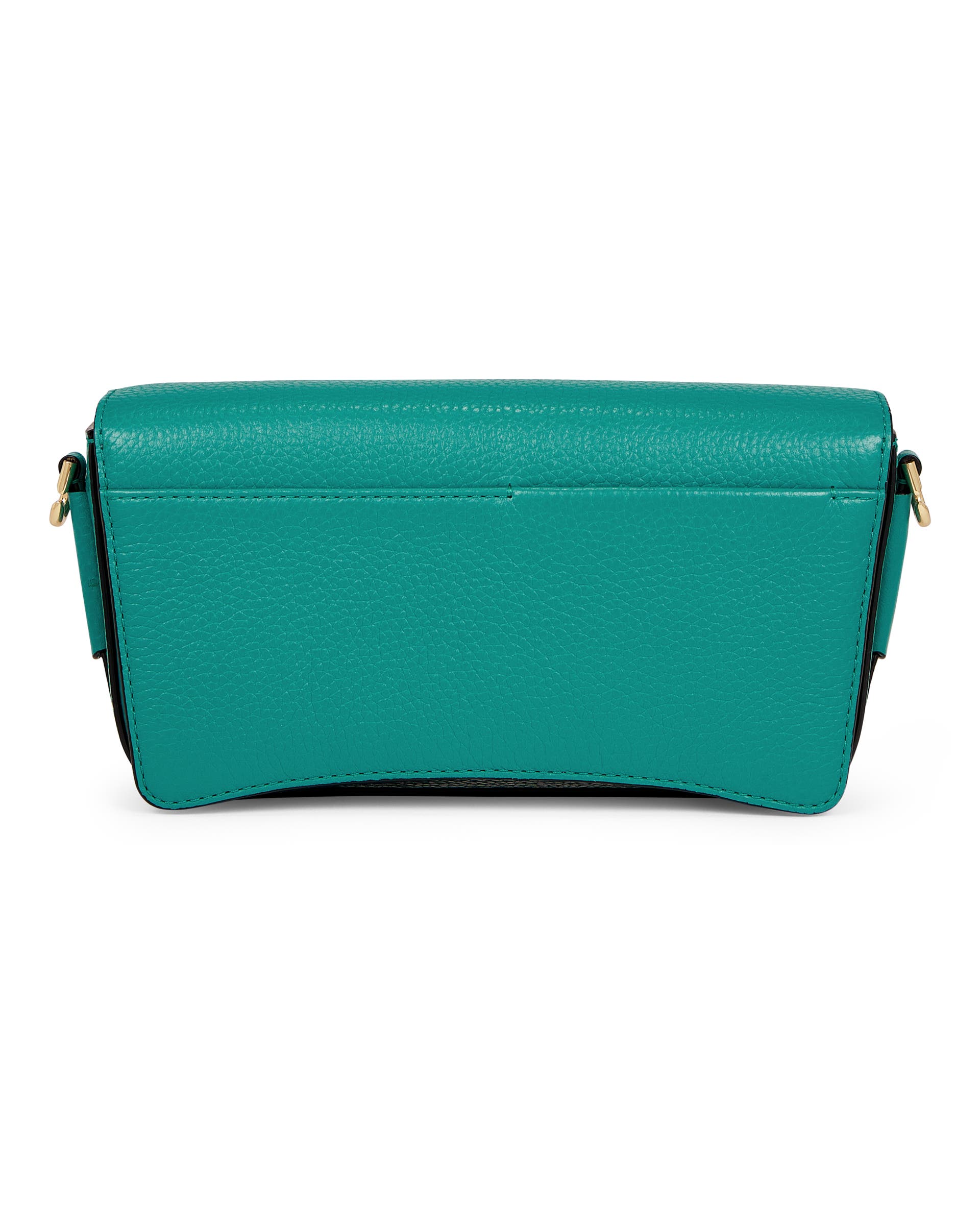 ECCO® Pinch Pop Pebbled Leather Pinch Crossbody Bag - Green - Back