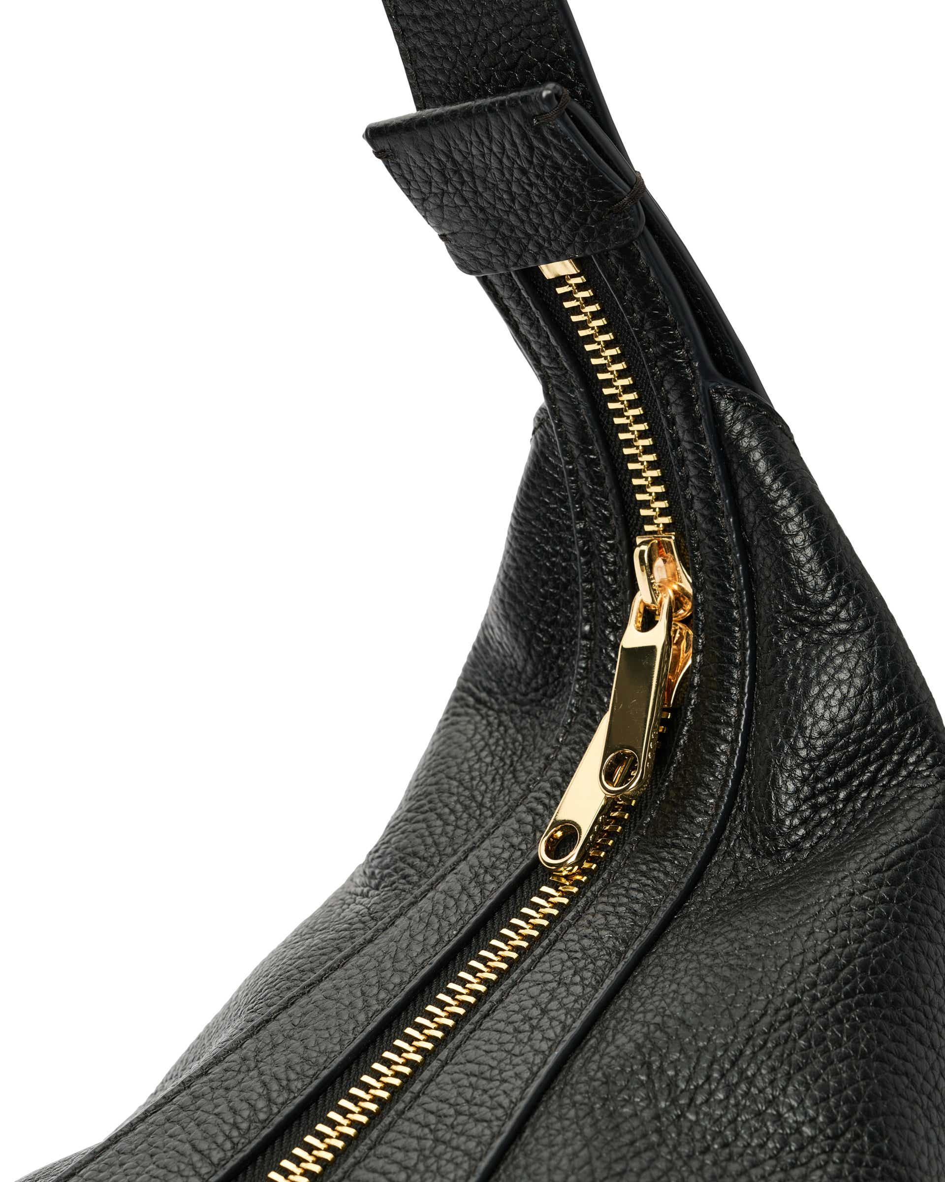 ECCO® Fortune sac bandoulière cuir - Noir - Detail-1