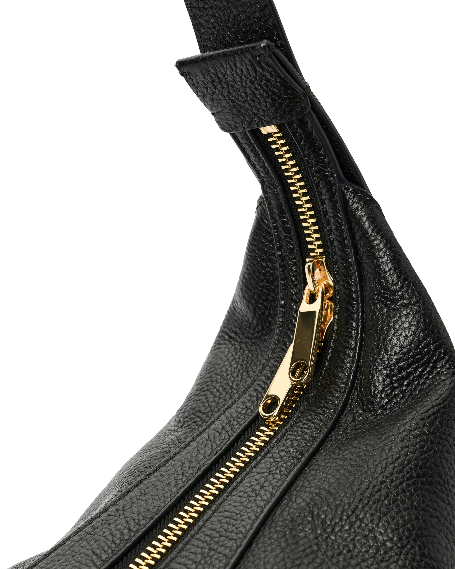 ECCO® Fortune sac bandoulière cuir - Noir - Detail-1