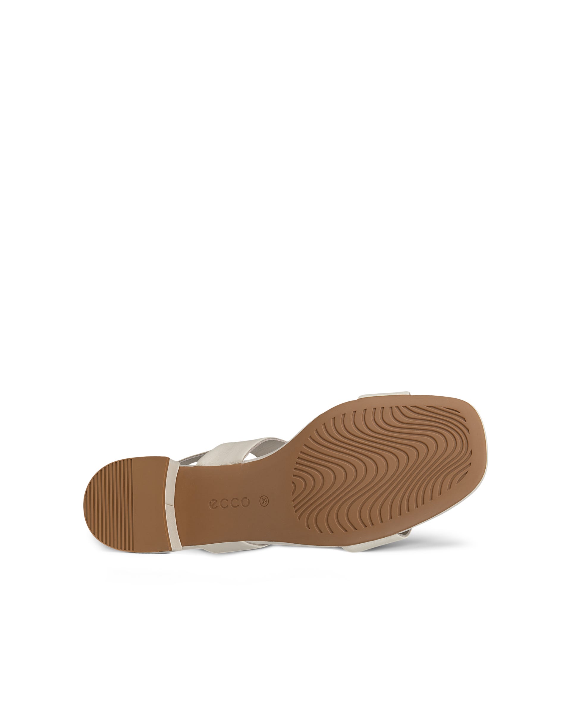 ECCO® LIVA SANDAL 35 Högklackad skinnsandal dam - Beige - Sole