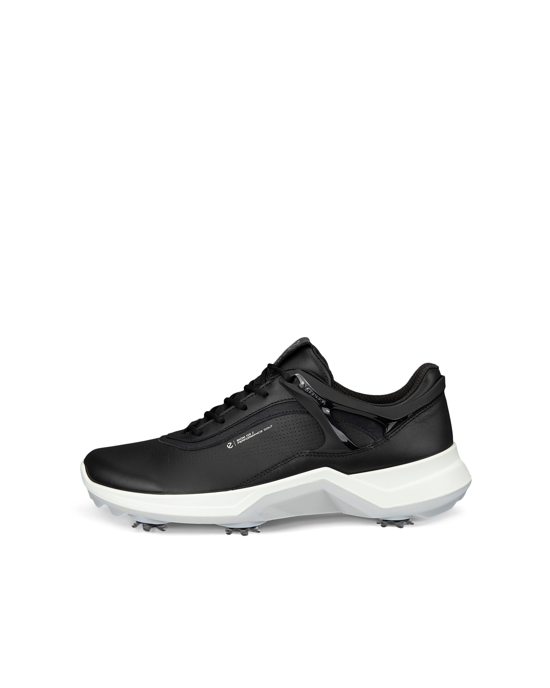Men's ECCO® Golf Biom G5 Leather Cleated Waterproof Golf Shoe - Black - Outside