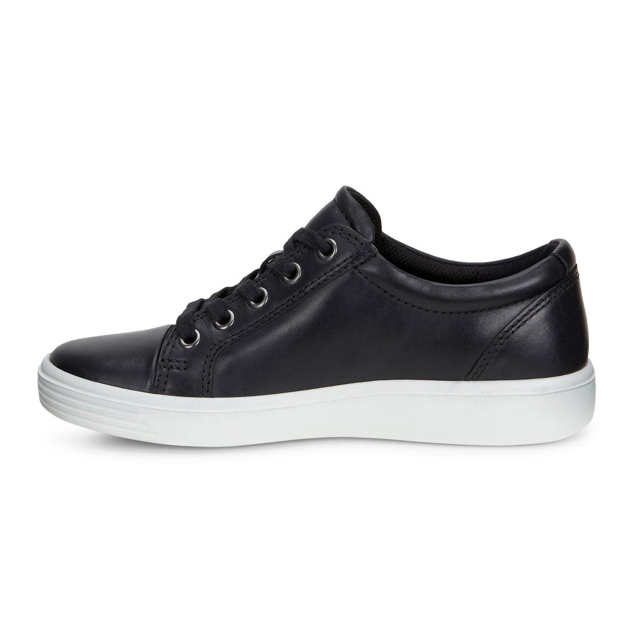 Kids' ECCO® S7 Teen Leather Sneaker - Black - Inside