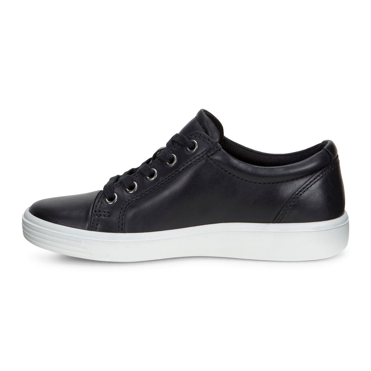 Kids' ECCO® S7 Teen Leather Sneaker - Black - Inside