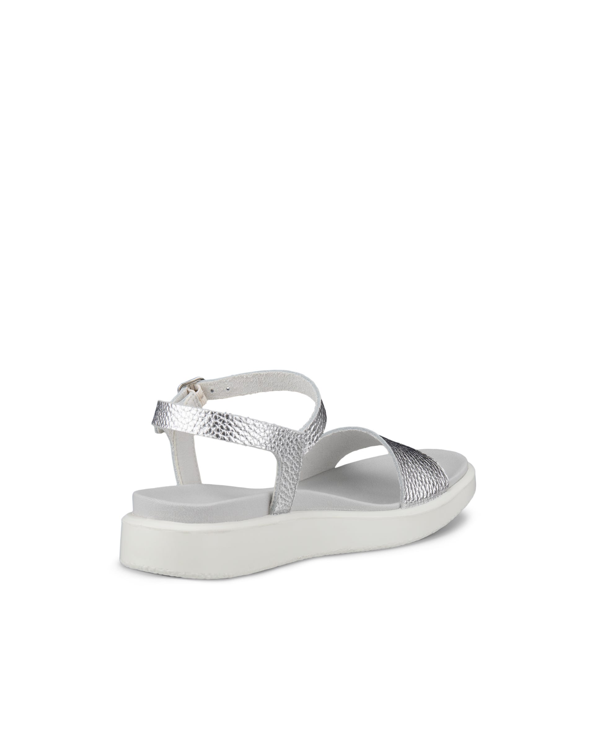 Sandale en cuir Flowt ECCO® pour femmes - Métallique - Back