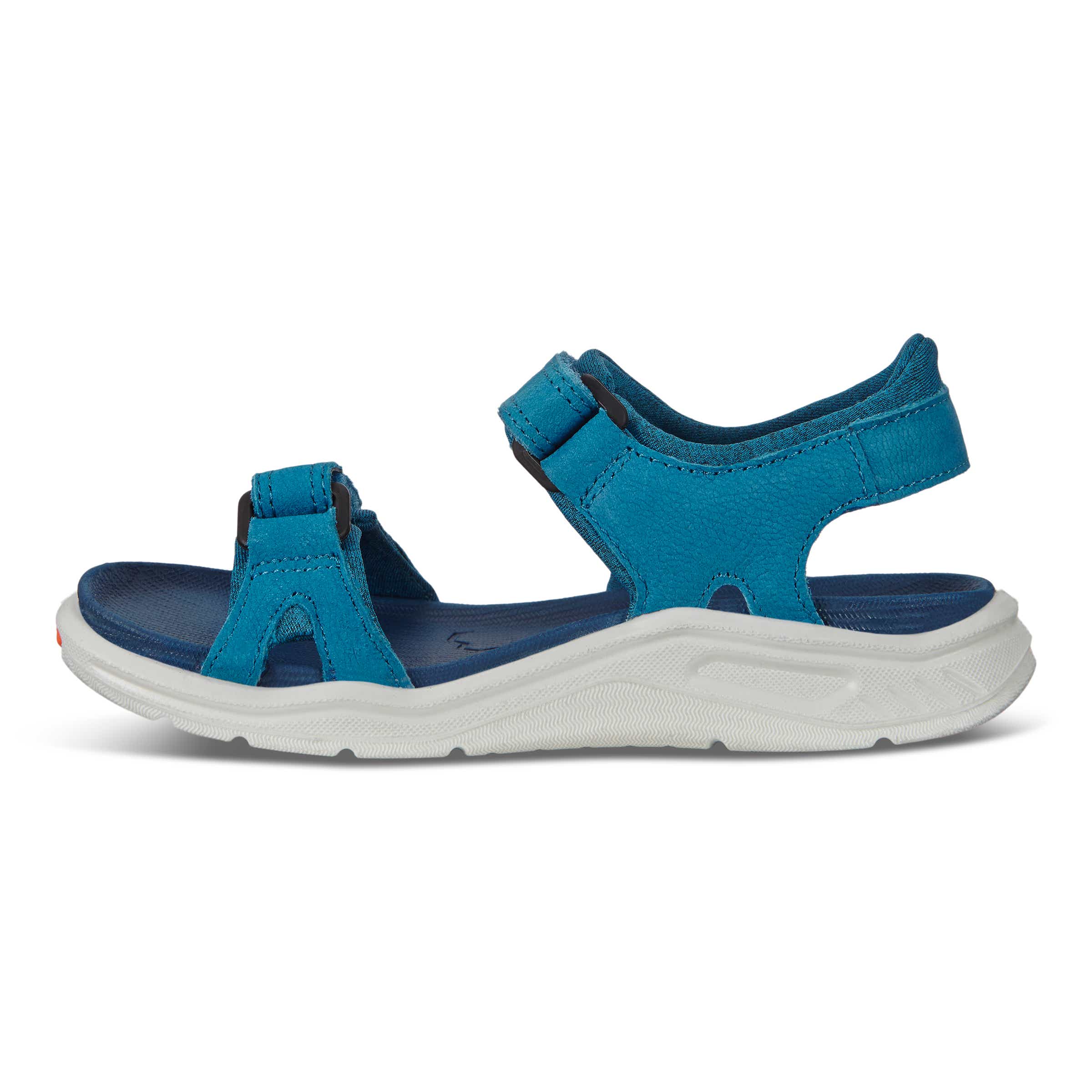 Kids' ECCO® X-Trinsic Nubuck Walking Sandal - Blue - Inside