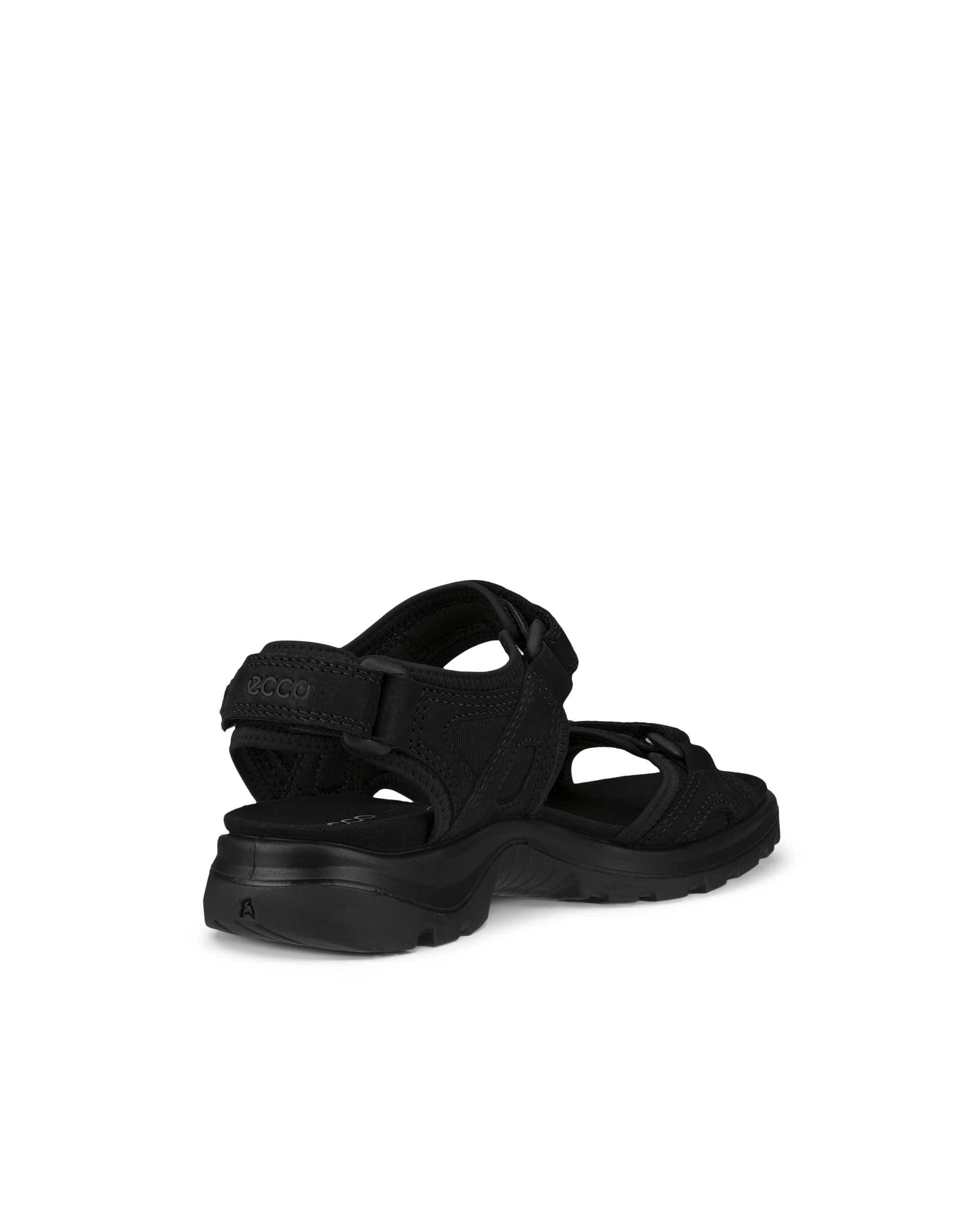 Dámské nubukové outdoorové sandály ECCO® OFFROAD - Černá - Back