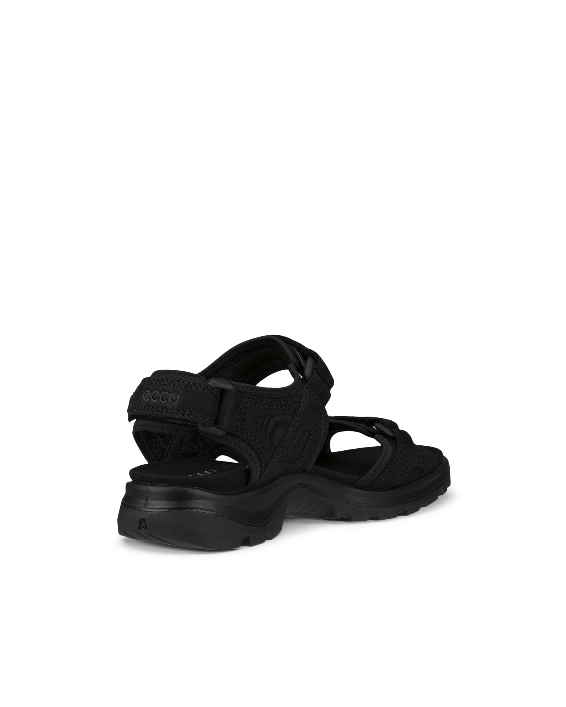 Dámské nubukové outdoorové sandály ECCO® OFFROAD - Černá - Back
