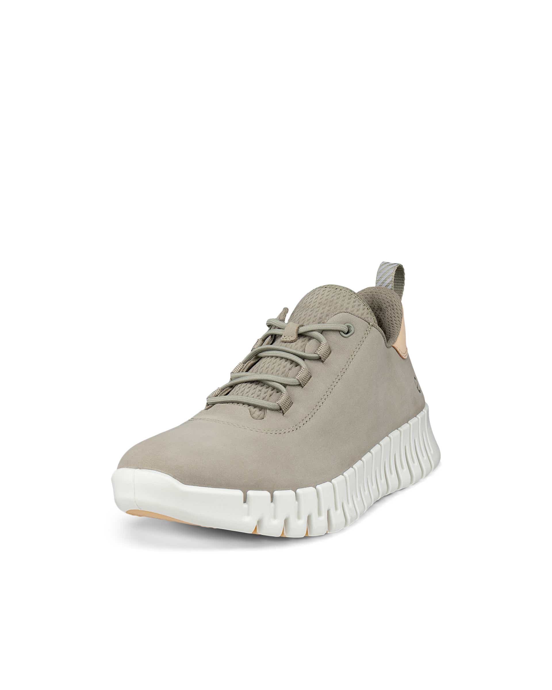 ECCO® GRUUV dames nubuck sneaker - Groen - Main