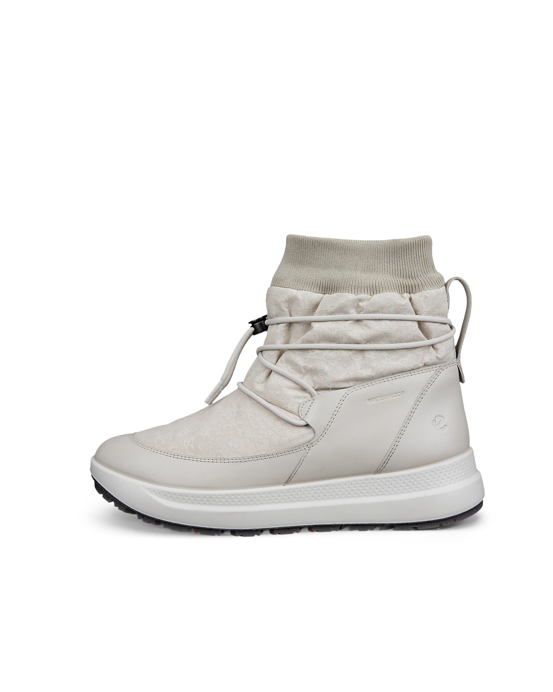 ECCO SOLICE MID Women ウィメンズ レザーウォータープルーフブーツ - グレー - Outside