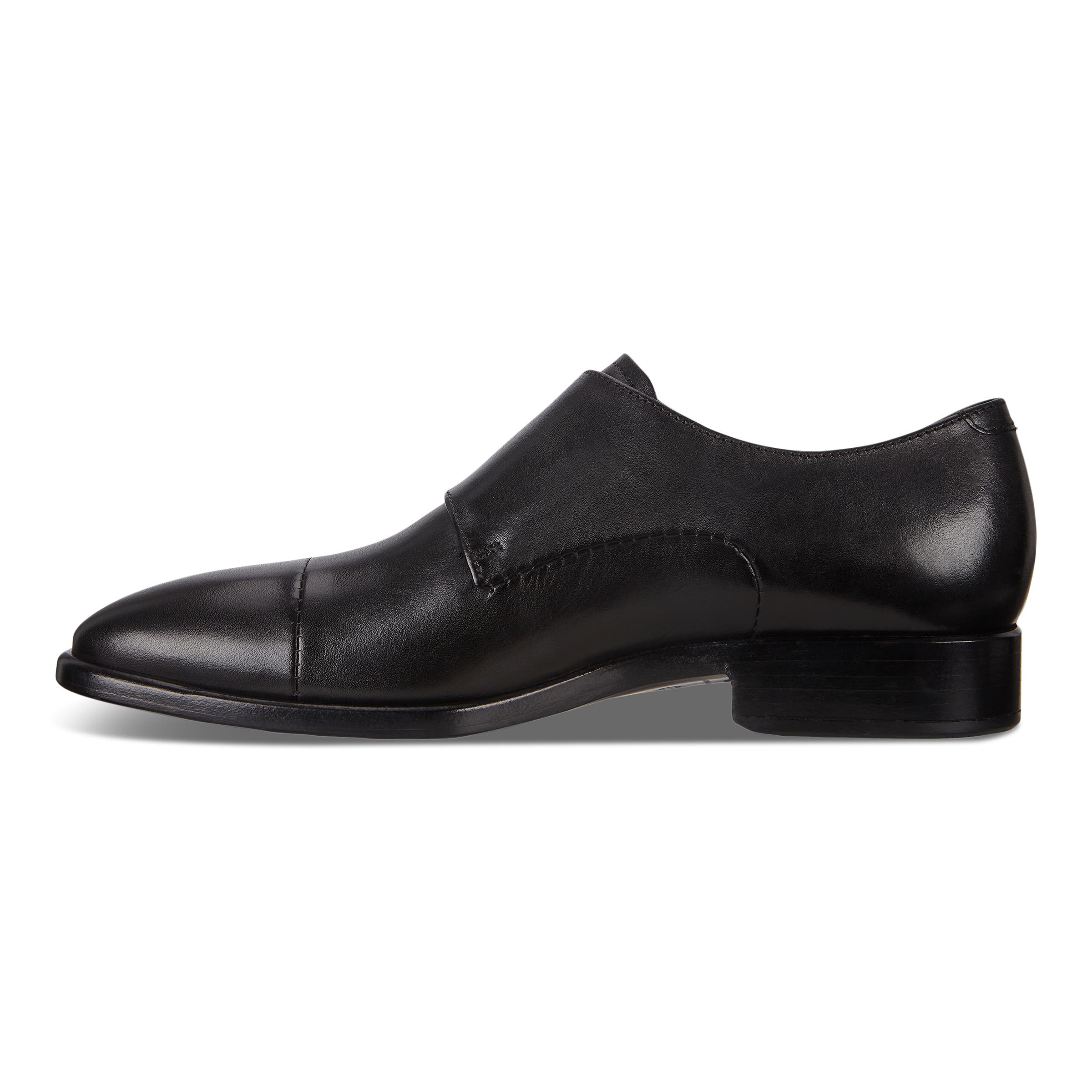 Men's ECCO® Vitrus Mondial Leather Derby Shoe - Black - Inside