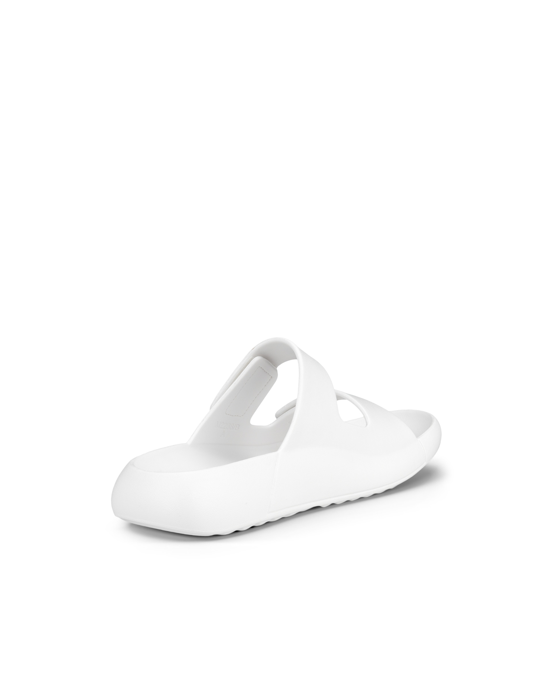 Unisex ECCOยฎ Cozmo E Two Strap Sandal - White - Back