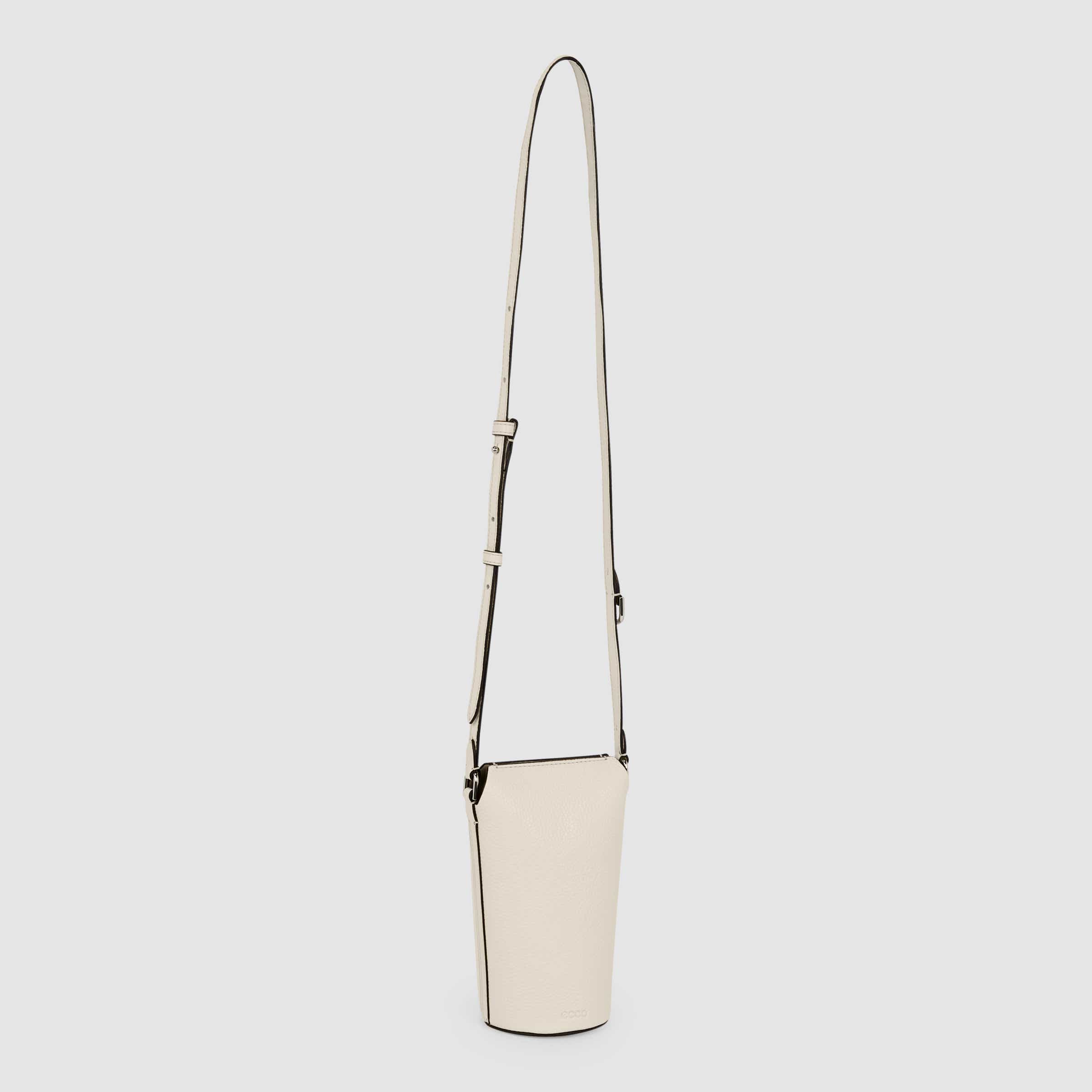 ECCO® Pot Leather Crossbody Bag - Beige - Main