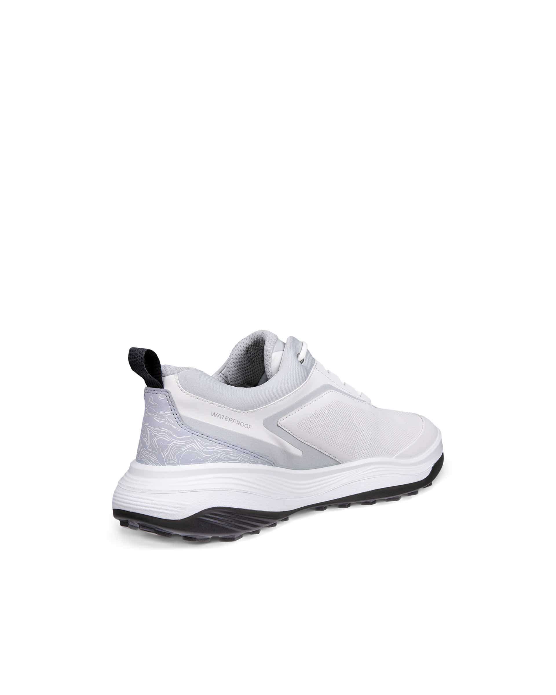 Men's ECCO® Golf LT1 Leather Waterproof Golf Shoe - White - Back
