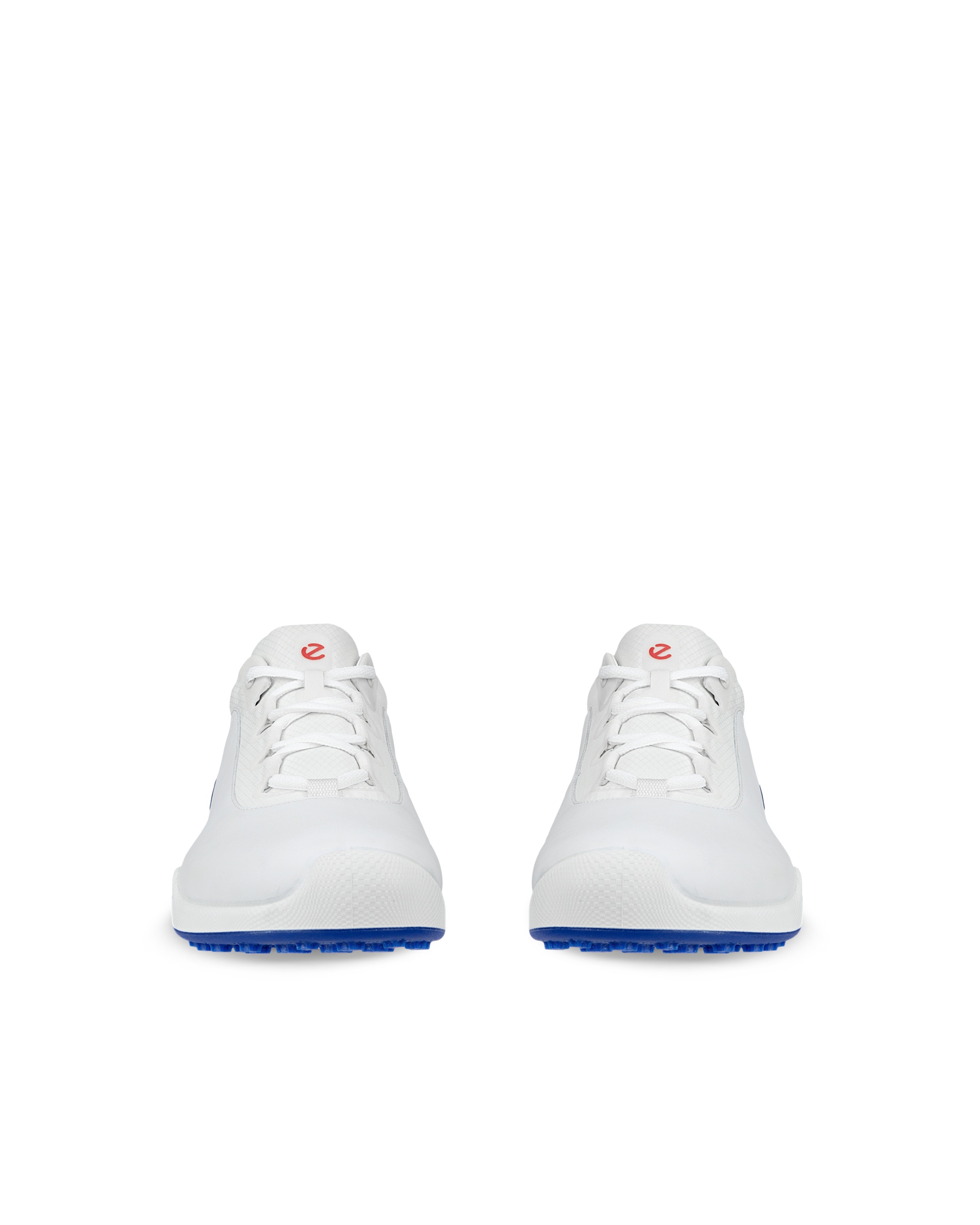 ECCO Golf Biom Hybrid 5 ホワイト/ブルー ECCO Golf BIOM H5 Hybrid メンズ レザーウォータープルーフ