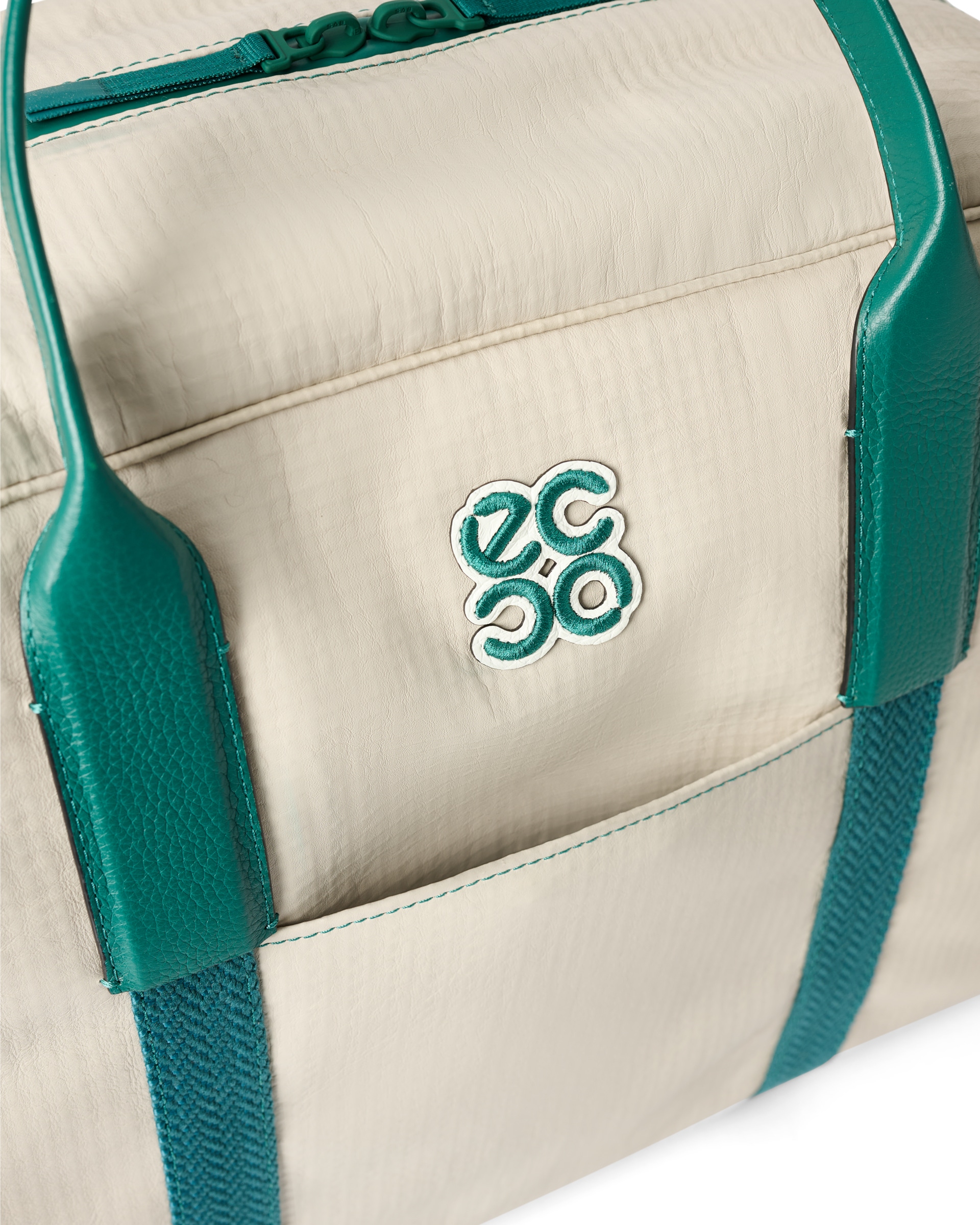 ECCO® GOLF BOSTON ZEFER Leder-Dufflebag - Beige - Detail-1