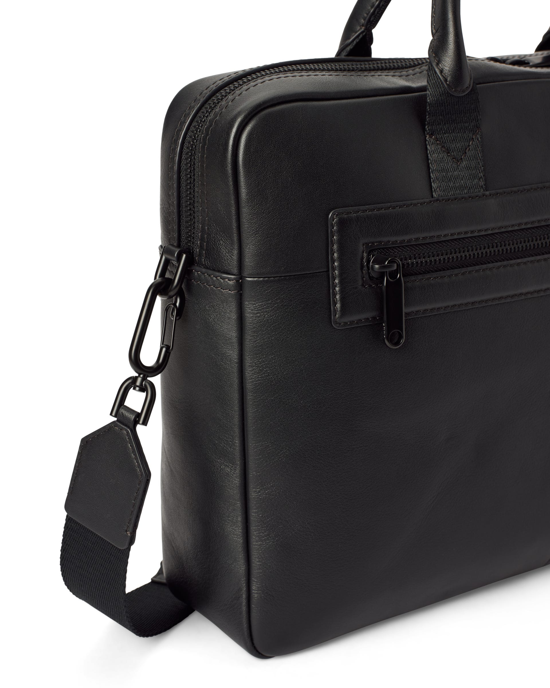 ECCO® MODE LAPTOP BAG Herren Laptoptasche aus Leder - Schwarz - Main