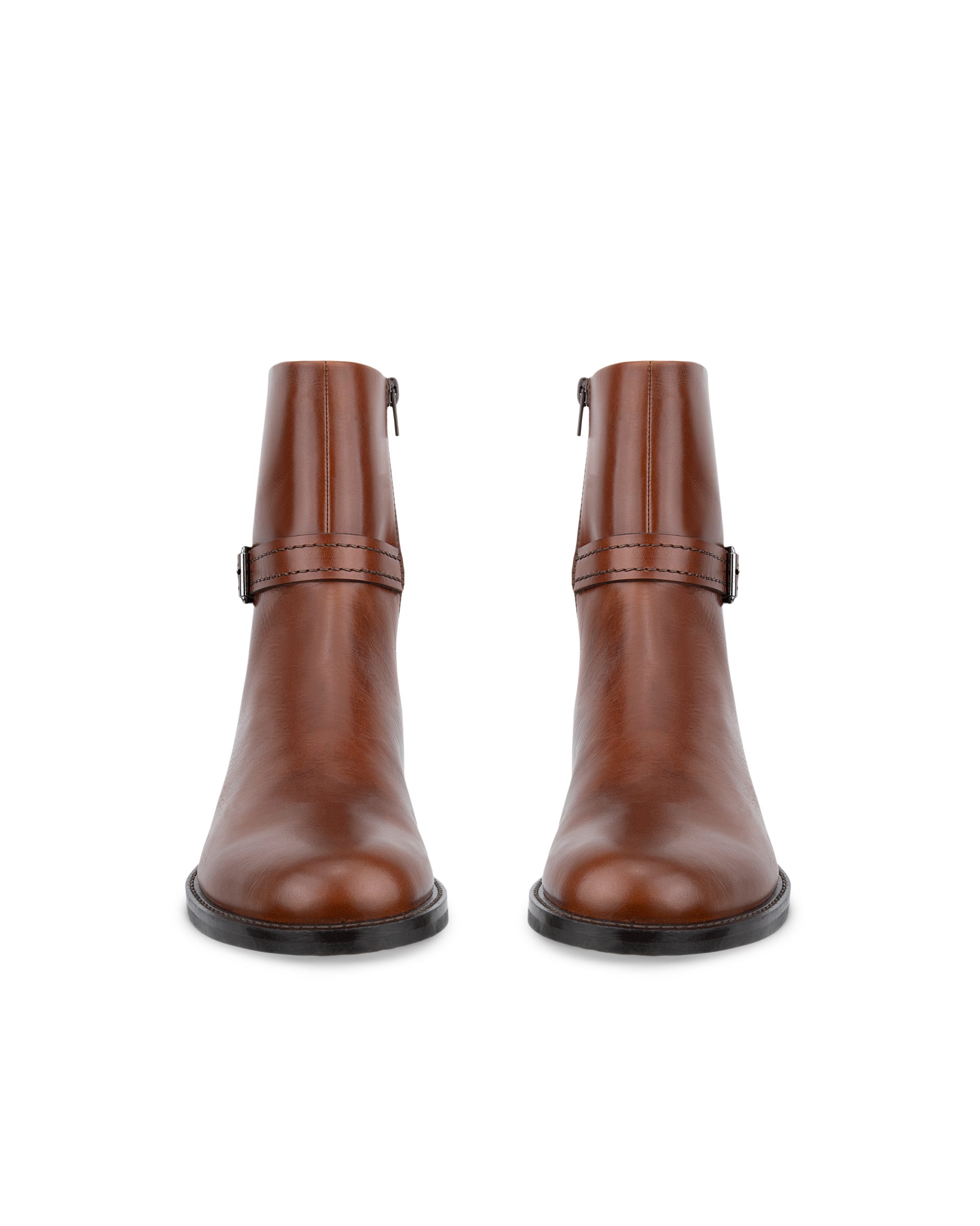 Women's ECCO® SARTORELLE 25 Leather Ankle Boot - Brown - Outside