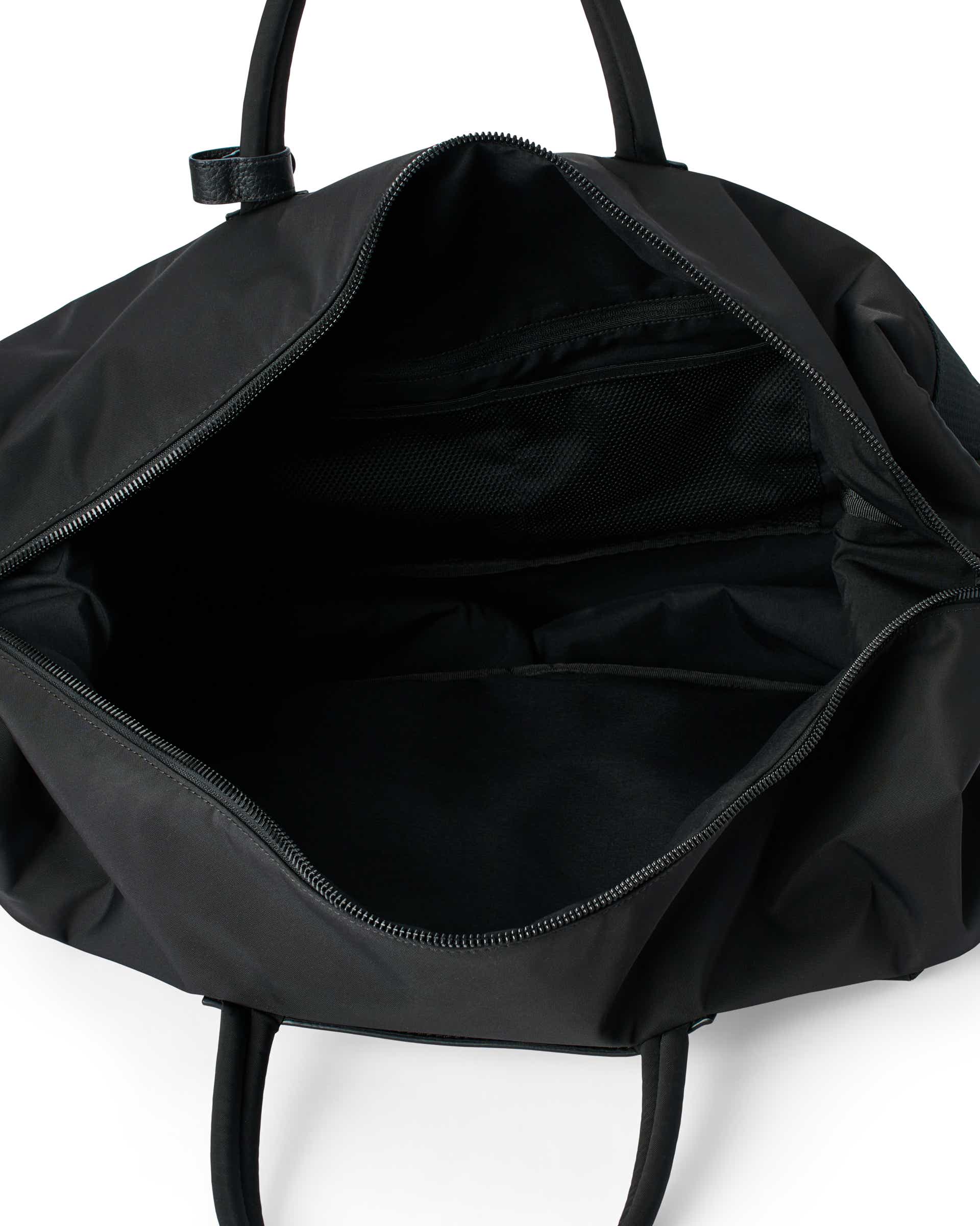 ECCO® Voyager - Leather Travel 48hr Weekender Bag - Black - Inside