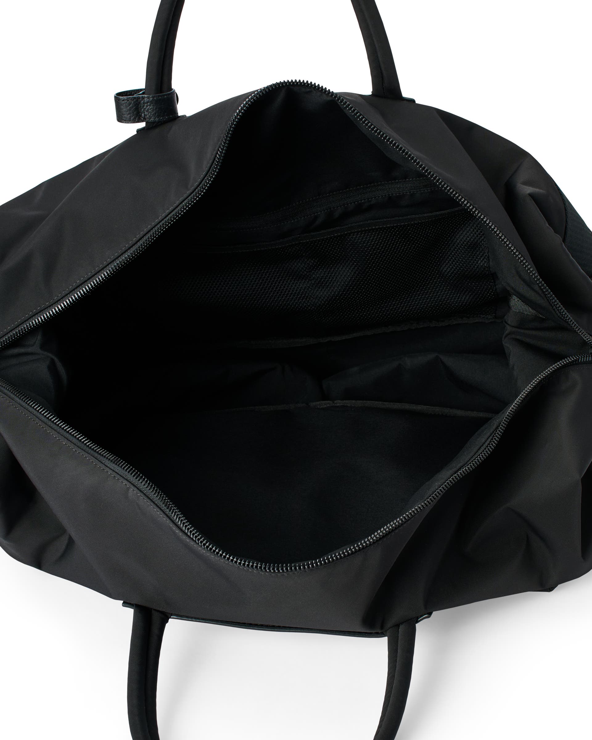 ECCO® Voyager - Leather Travel 48hr Weekender Bag - Black - Inside