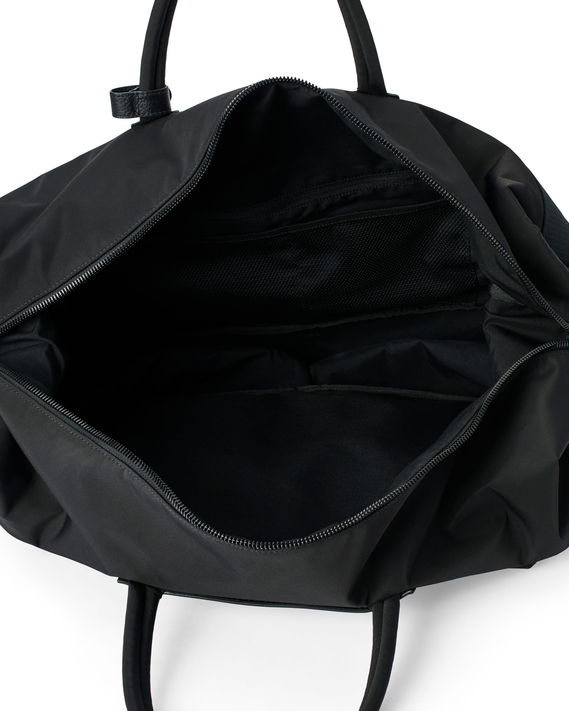 ECCO® Voyager - Leather Travel 48hr Weekender Bag - Black - Inside