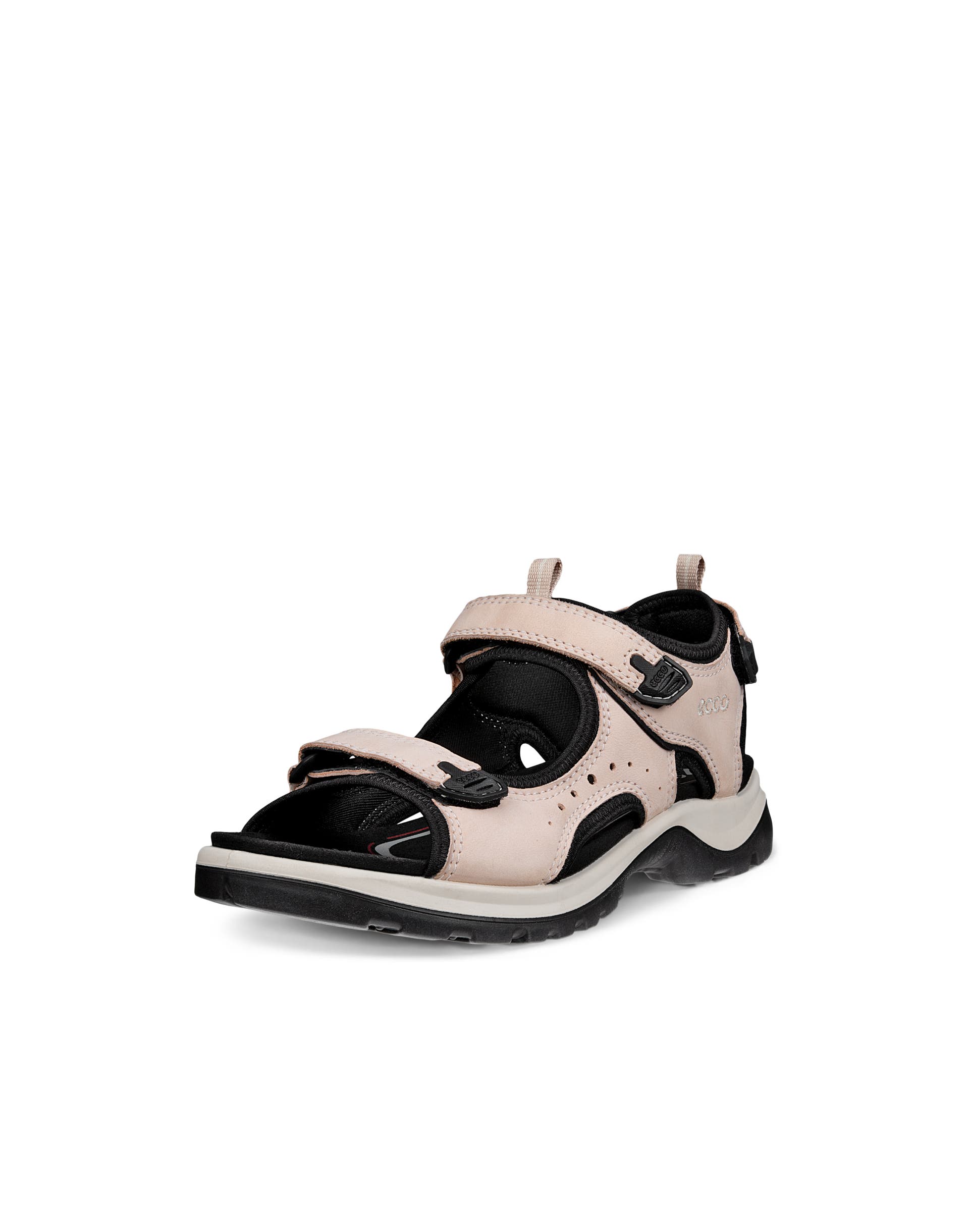 Women's ECCO® Offroad Nubuck Hiking Sandal - Pink - Main