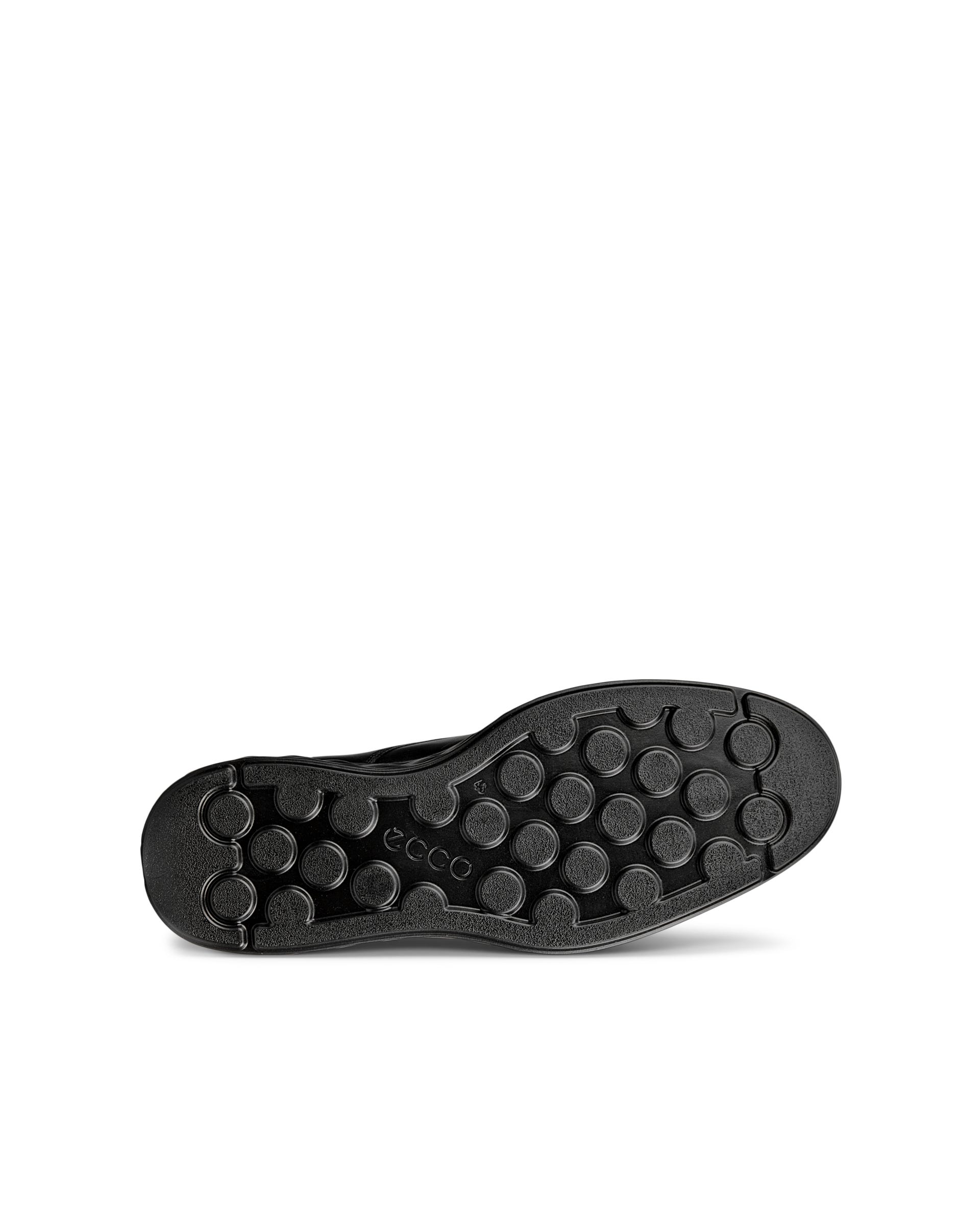 Moški usnjeni čevlji Derby s šivi ECCO® S Lite Hybrid - Črna - Sole