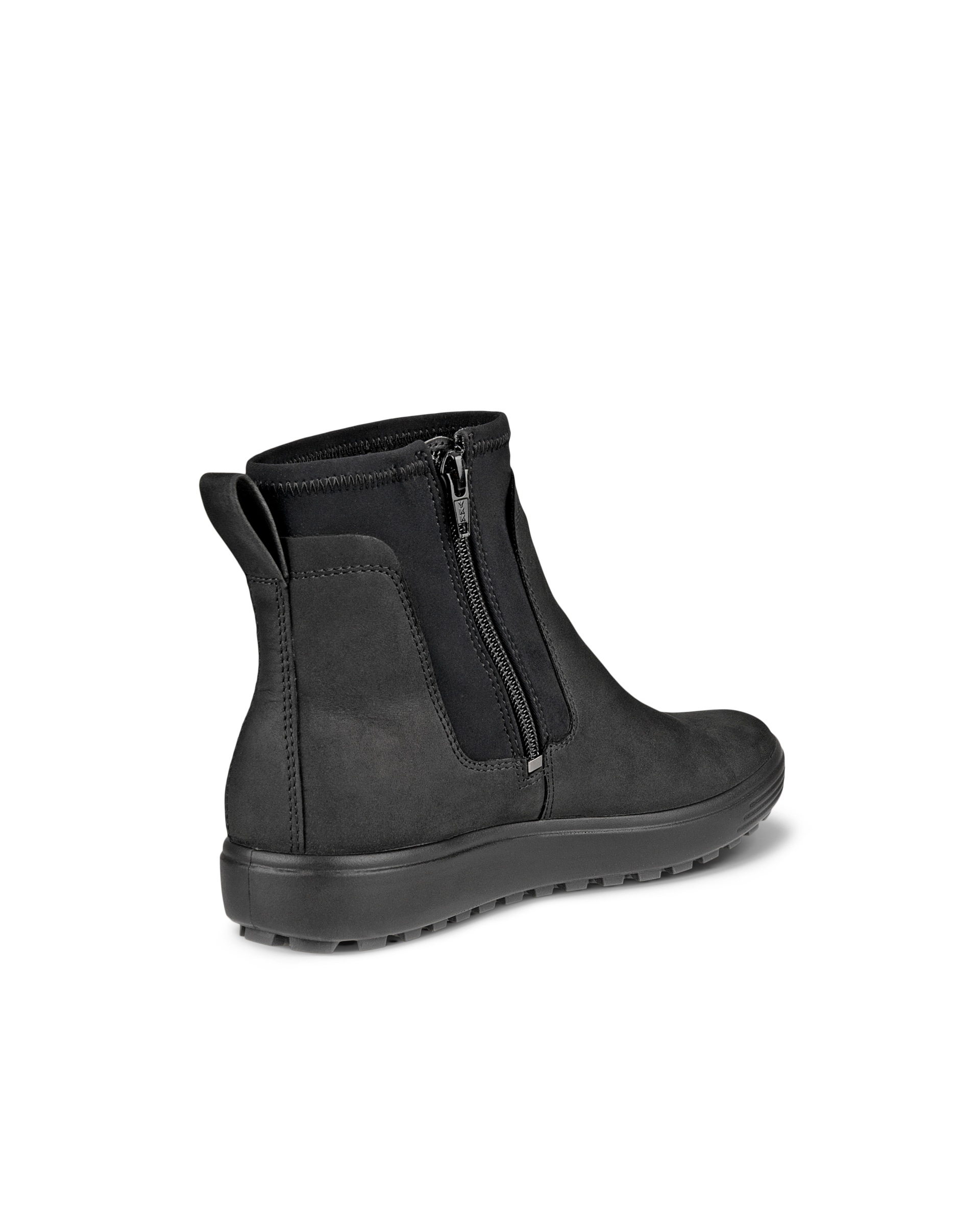 Women's ECCOยฎ Soft 7 Tred Gore-Tex Chelsea Boot - Black - Back