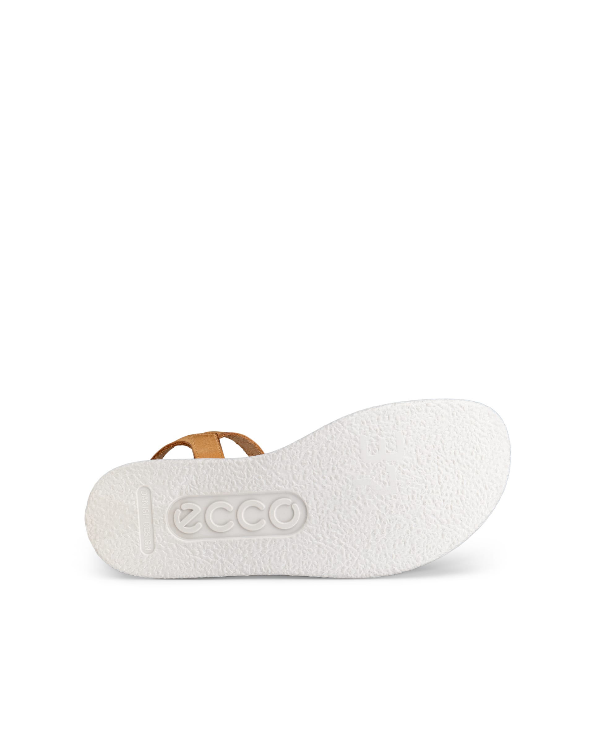 Sandale en cuir Flowt ECCO® pour femmes - Brun - Outside