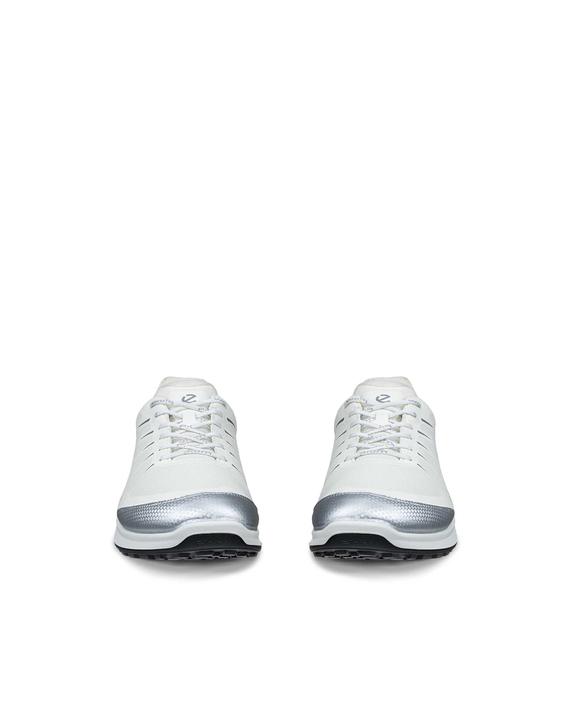 Men's ECCO® BIOM ENERGI Textile Trainer - White - Front pair