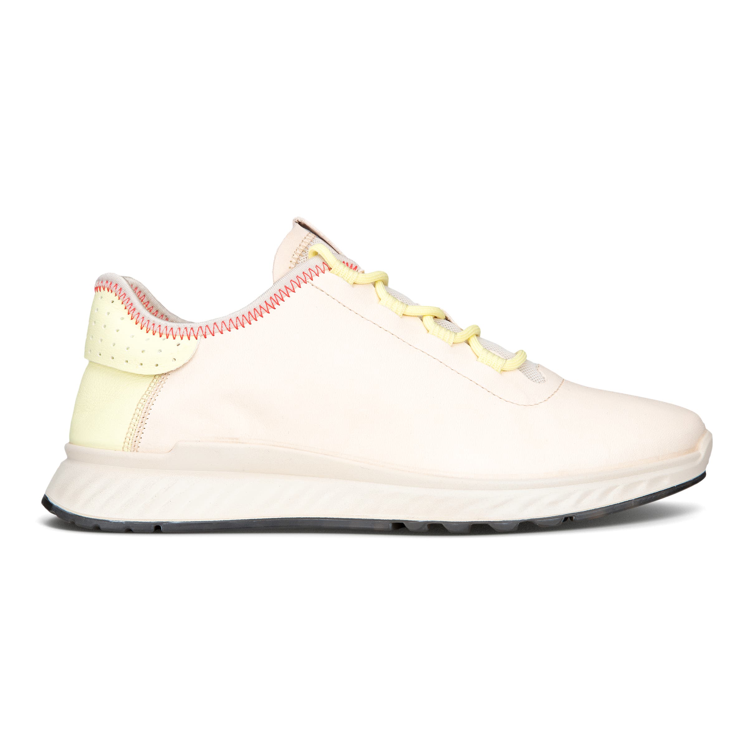 ECCO ST.1 ウィメンズ レザースニーカー - ベージュ - Outside