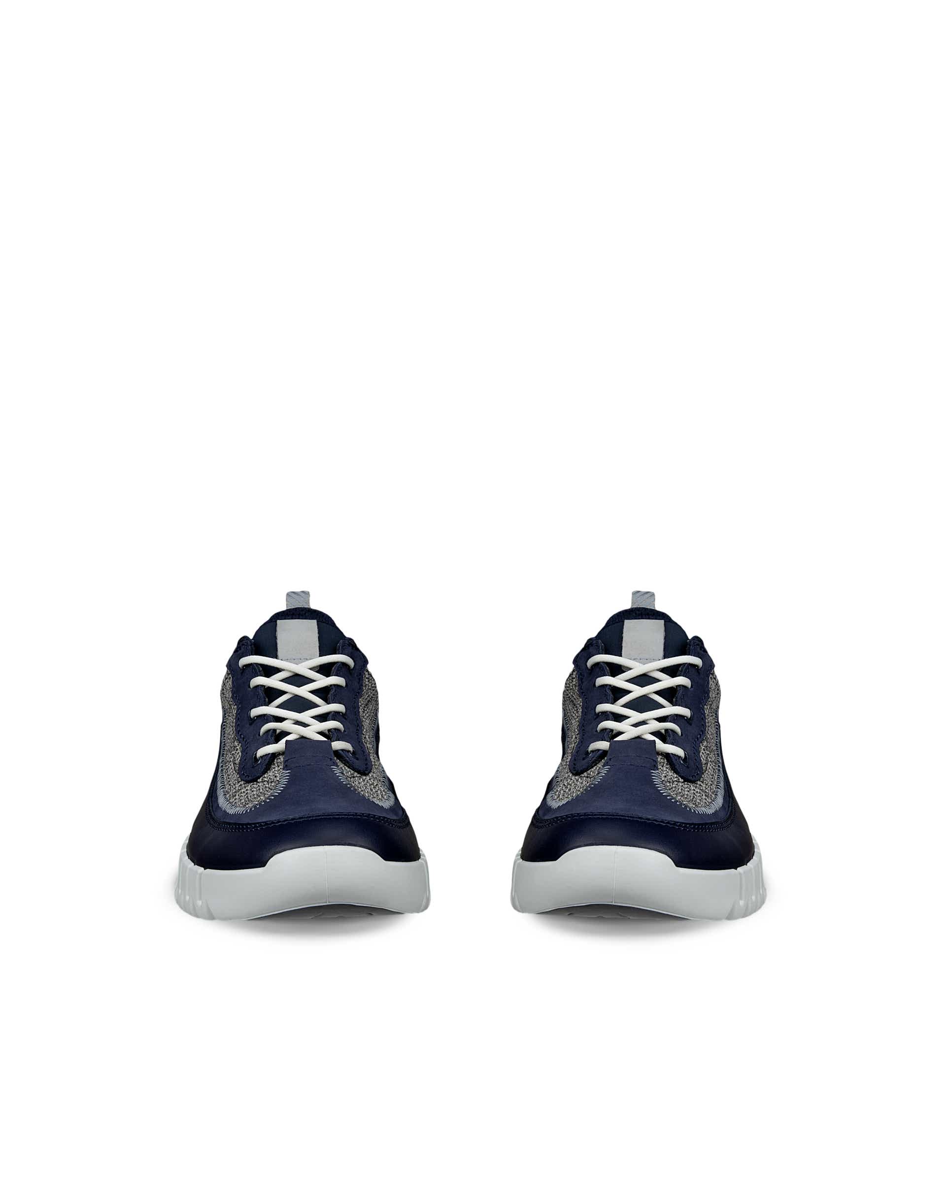 ECCO® GRUUV Herren Ledersneaker - Blau - Front pair