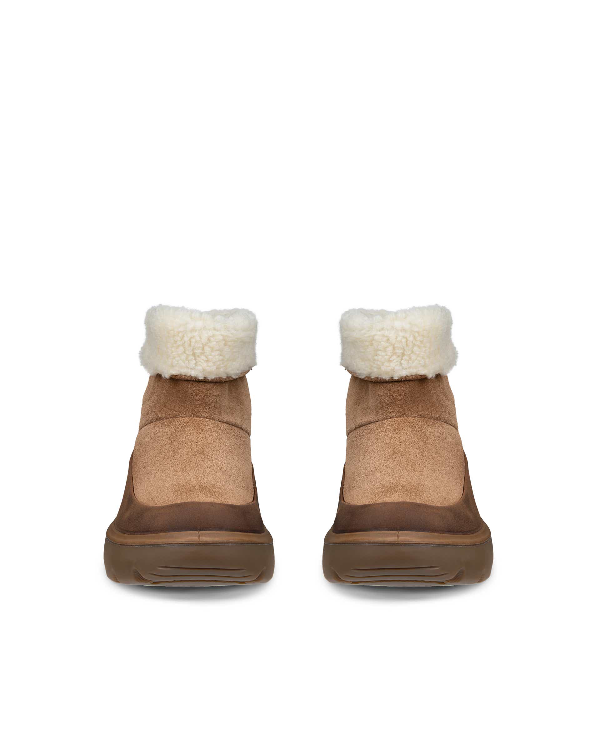 Naisten ECCO® GLACIA vedenkestävä mokkanahkaiset -talvinilkkurit - Ruskea - Front pair