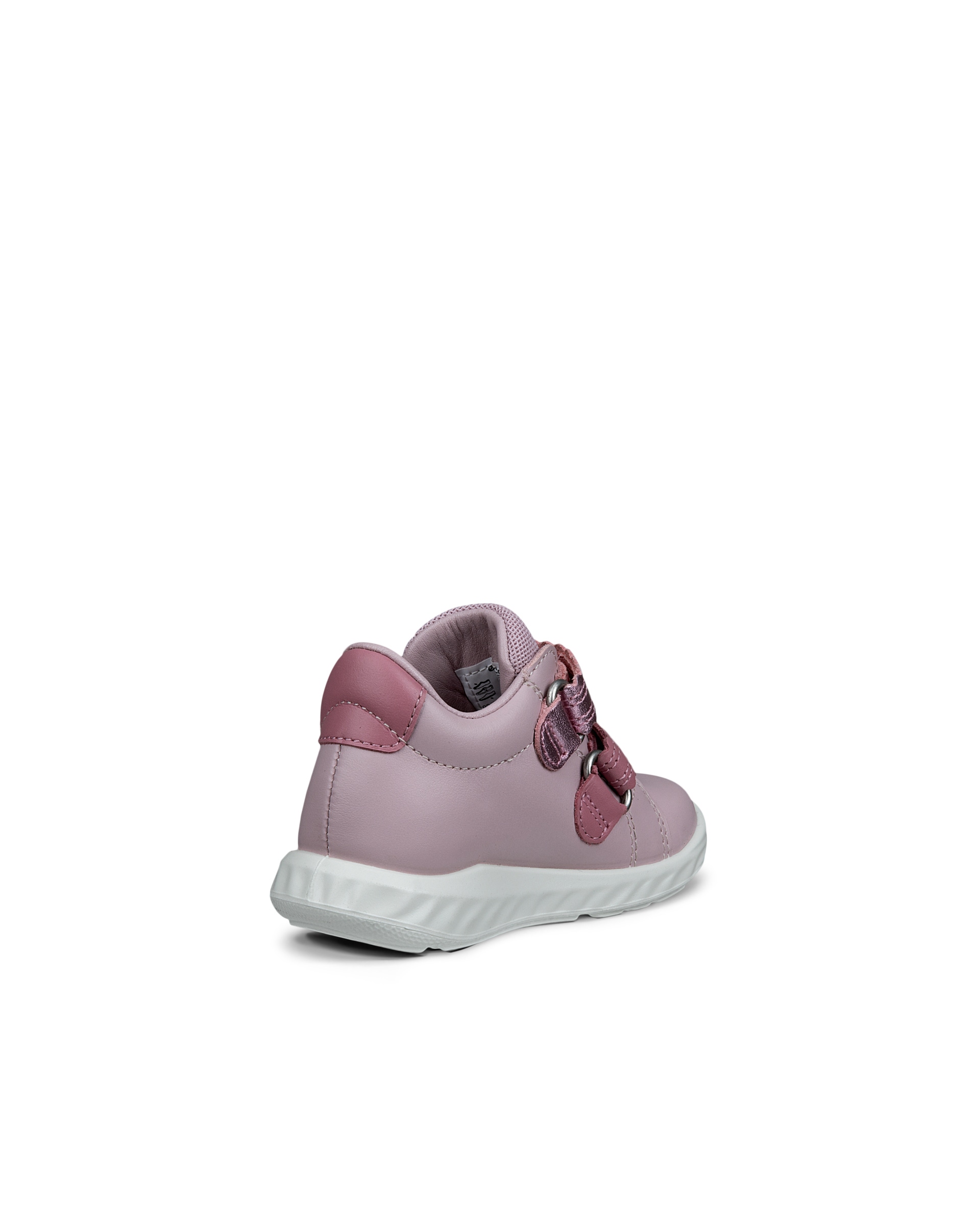 ECCO® SP.1 LITE INFANT baskets en cuir à scratch pour enfant - Rose - Back