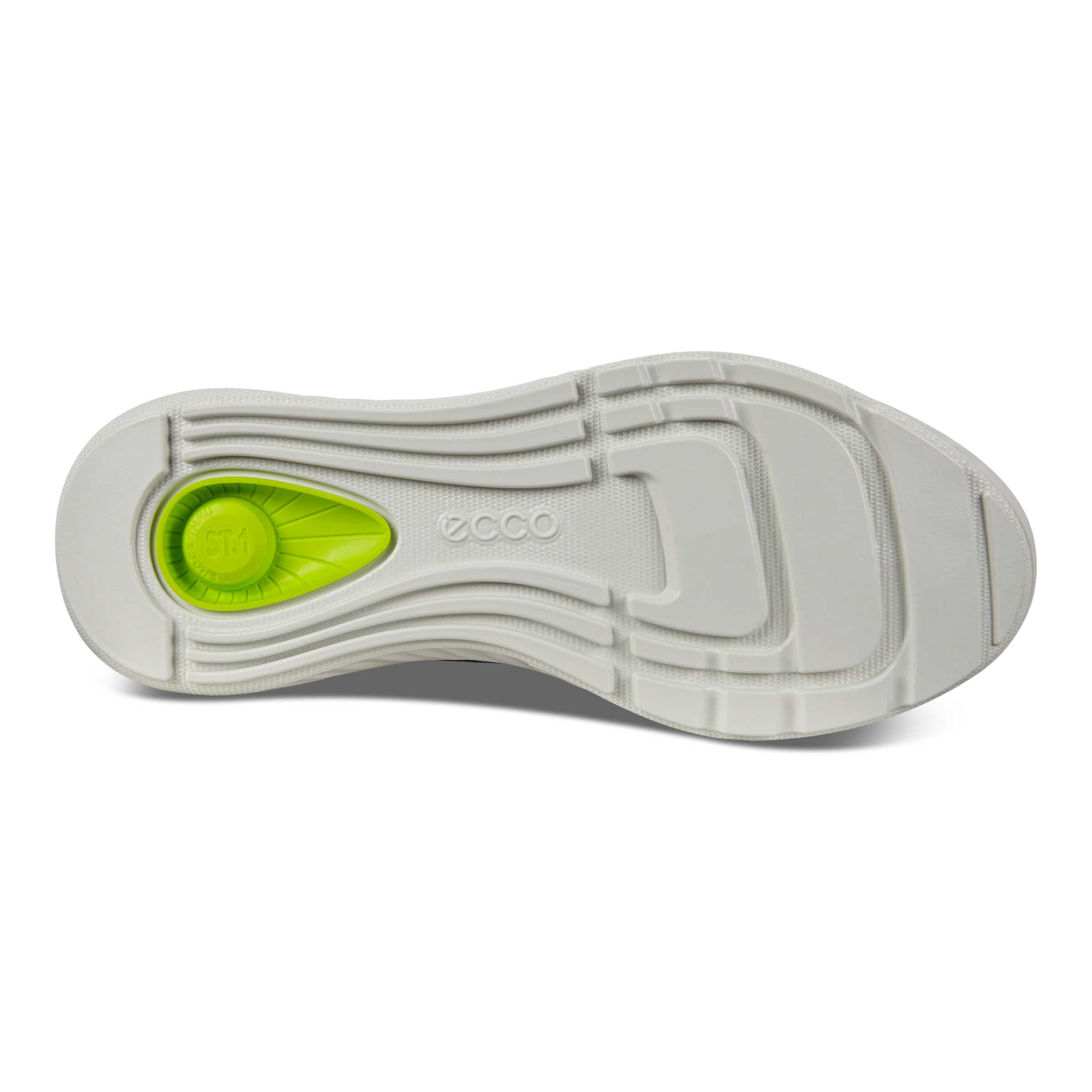 ECCO ST.1 Lite メンズ レザースニーカー - ブラック - Sole