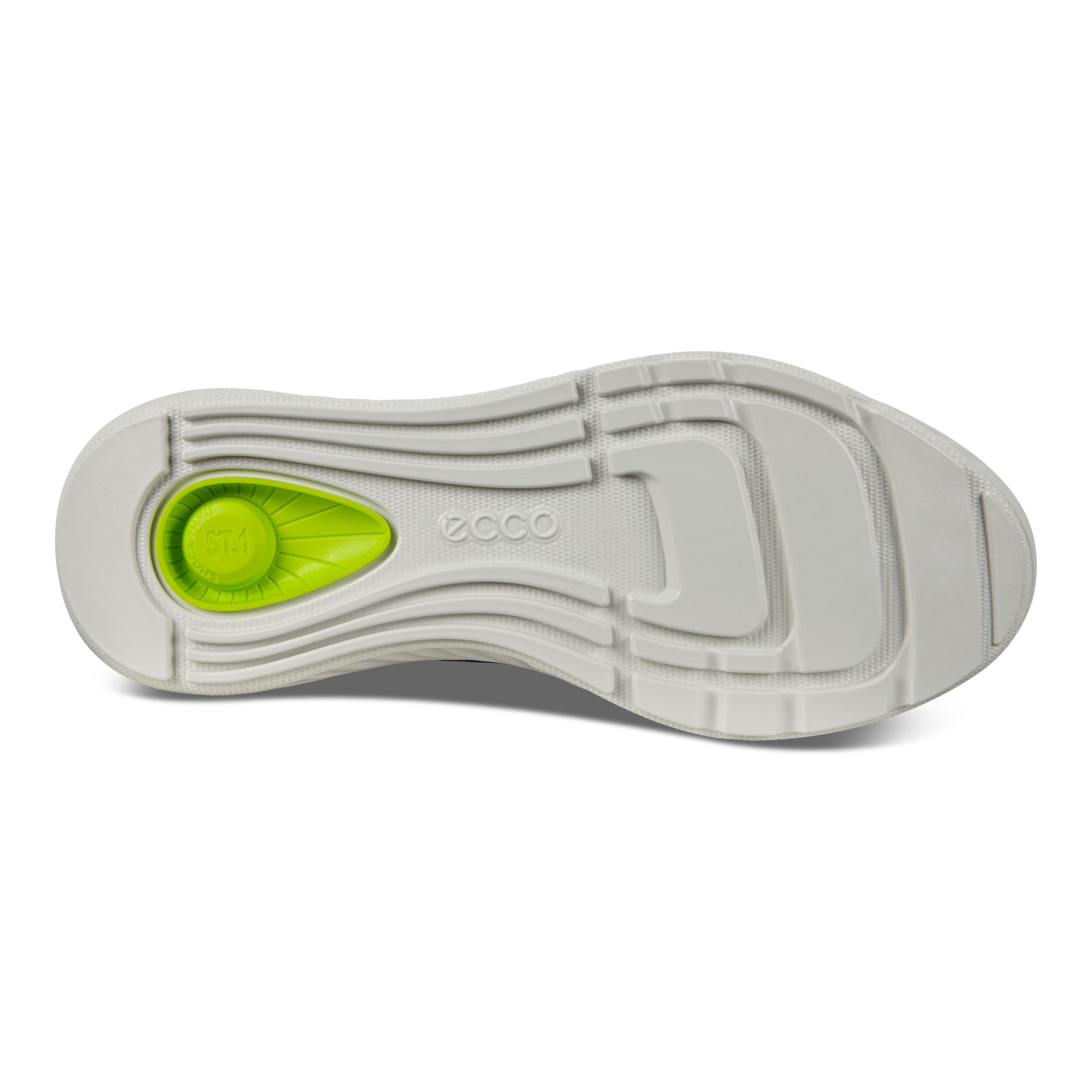 ECCO ST.1 Lite メンズ レザースニーカー - ブラック - Sole