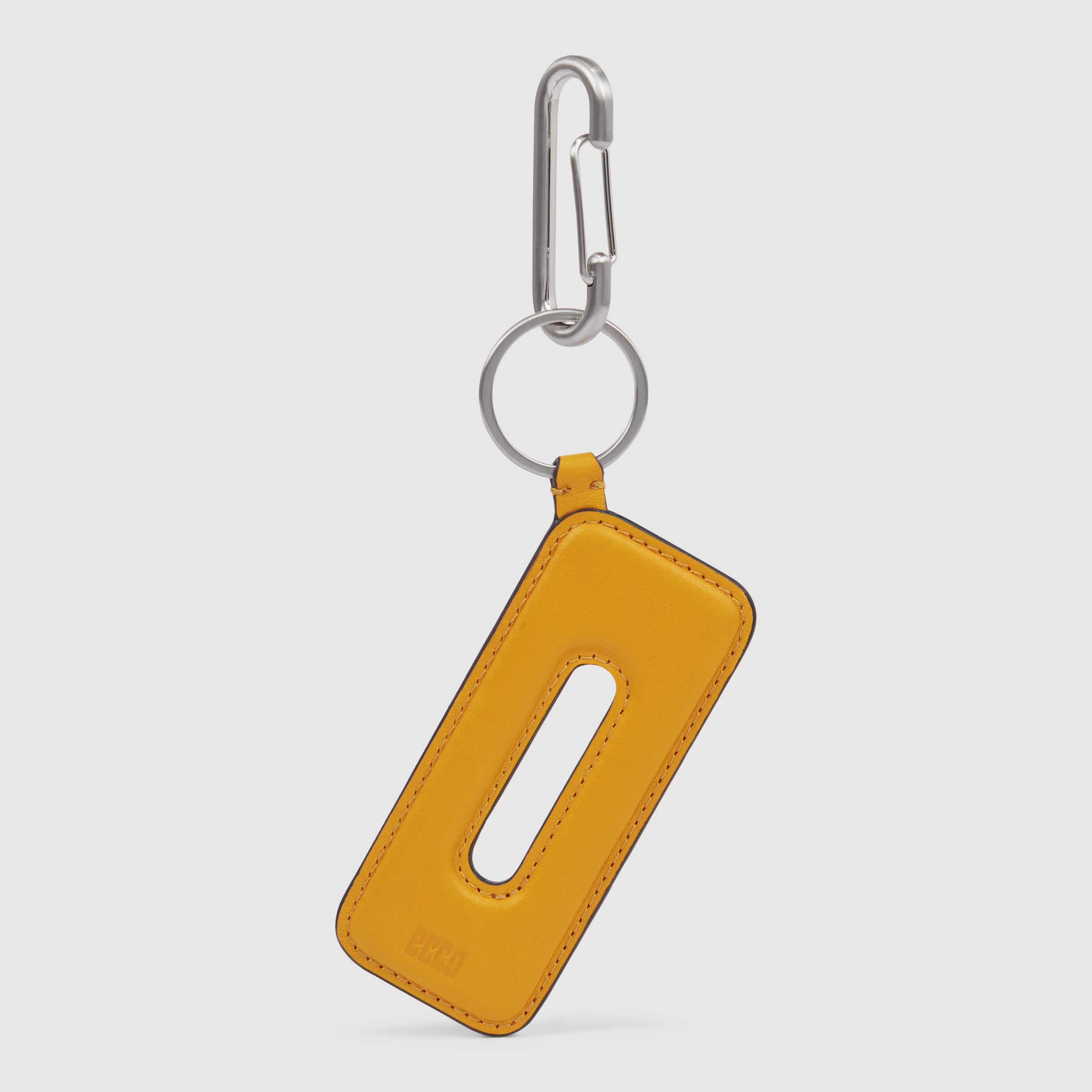 ECCO® E Padded 'O' Leather Charm - Yellow - Main