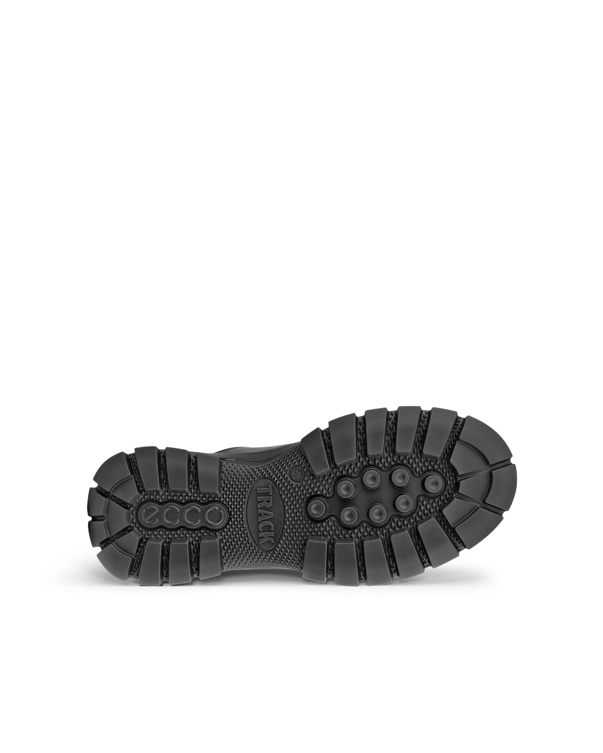 Men's ECCO® Track 30 Leather Waterproof Lace-Up Boot - Black - Sole