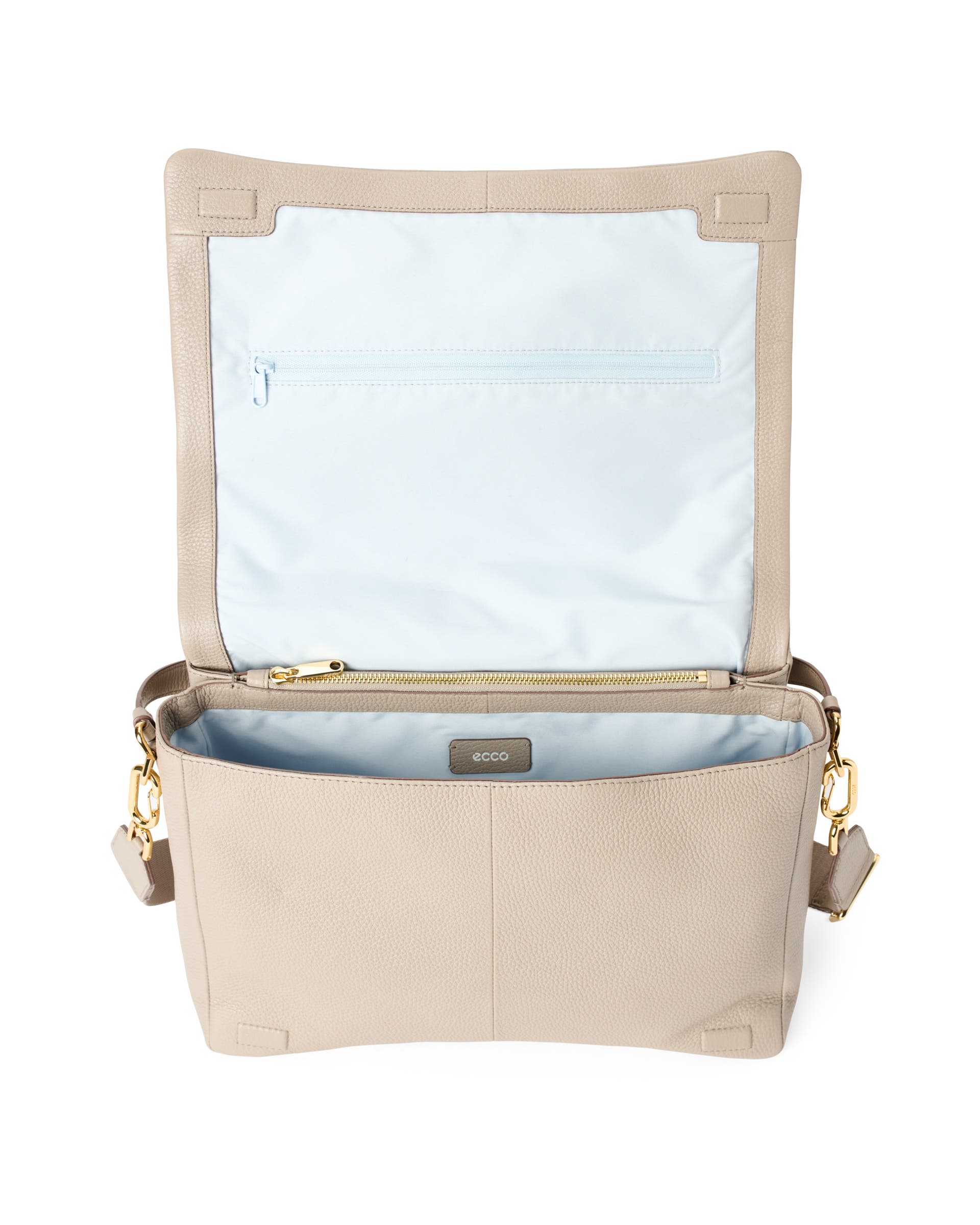 ECCO Pinch Bag XL - Beige - Inside