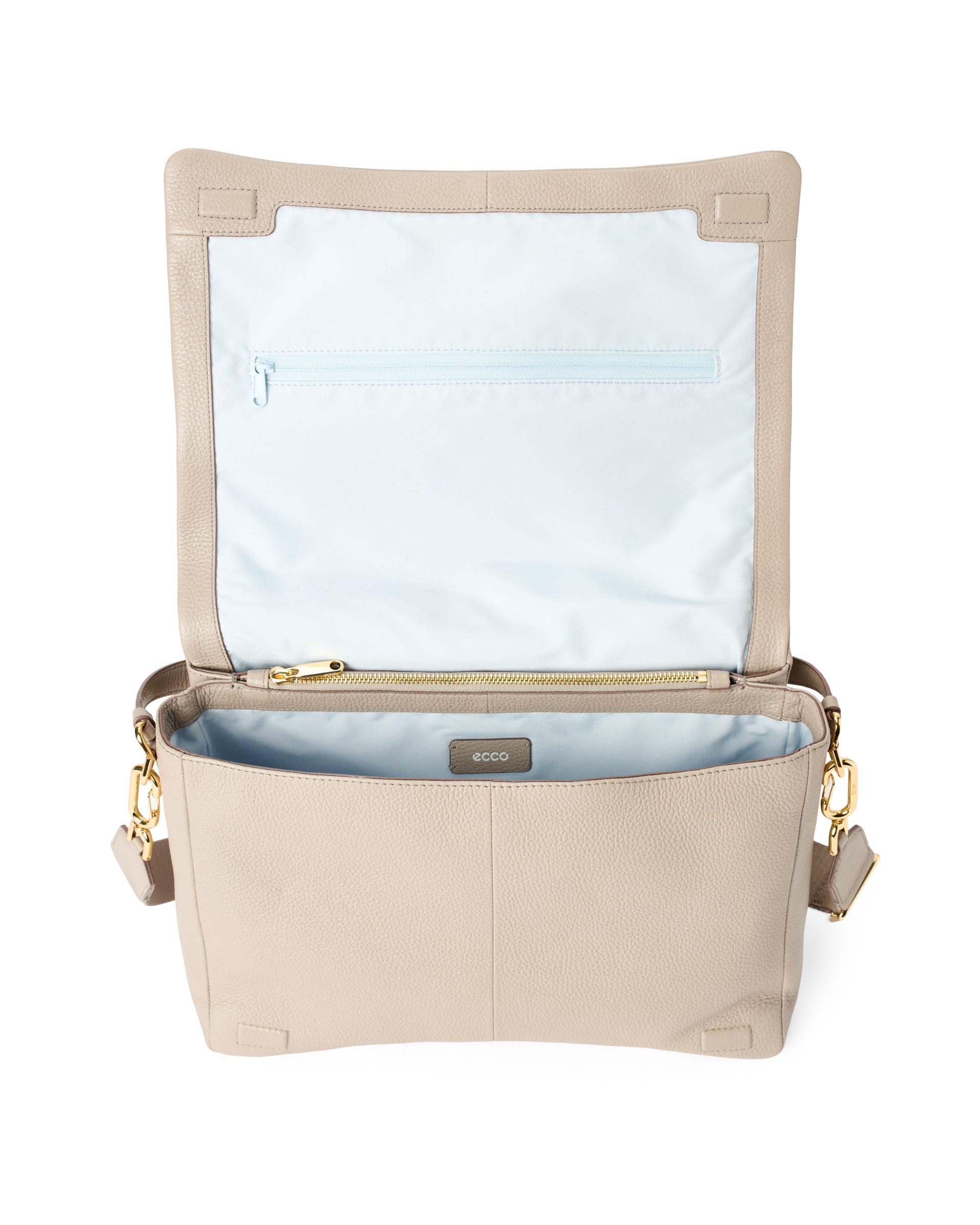 ECCO Pinch Bag XL - Beige - Inside