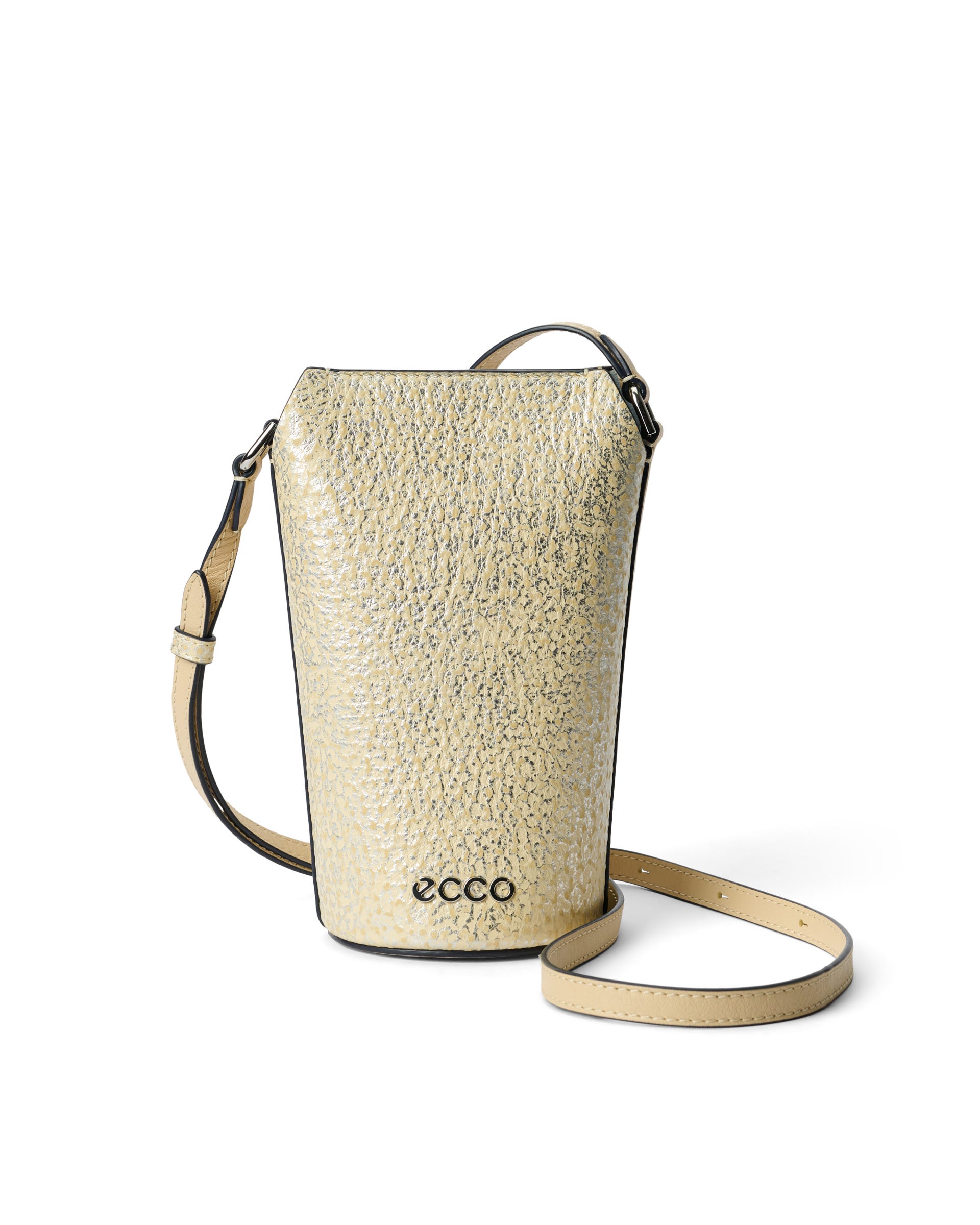 ECCO® Pot Leather Crossbody Bag - Yellow - Main