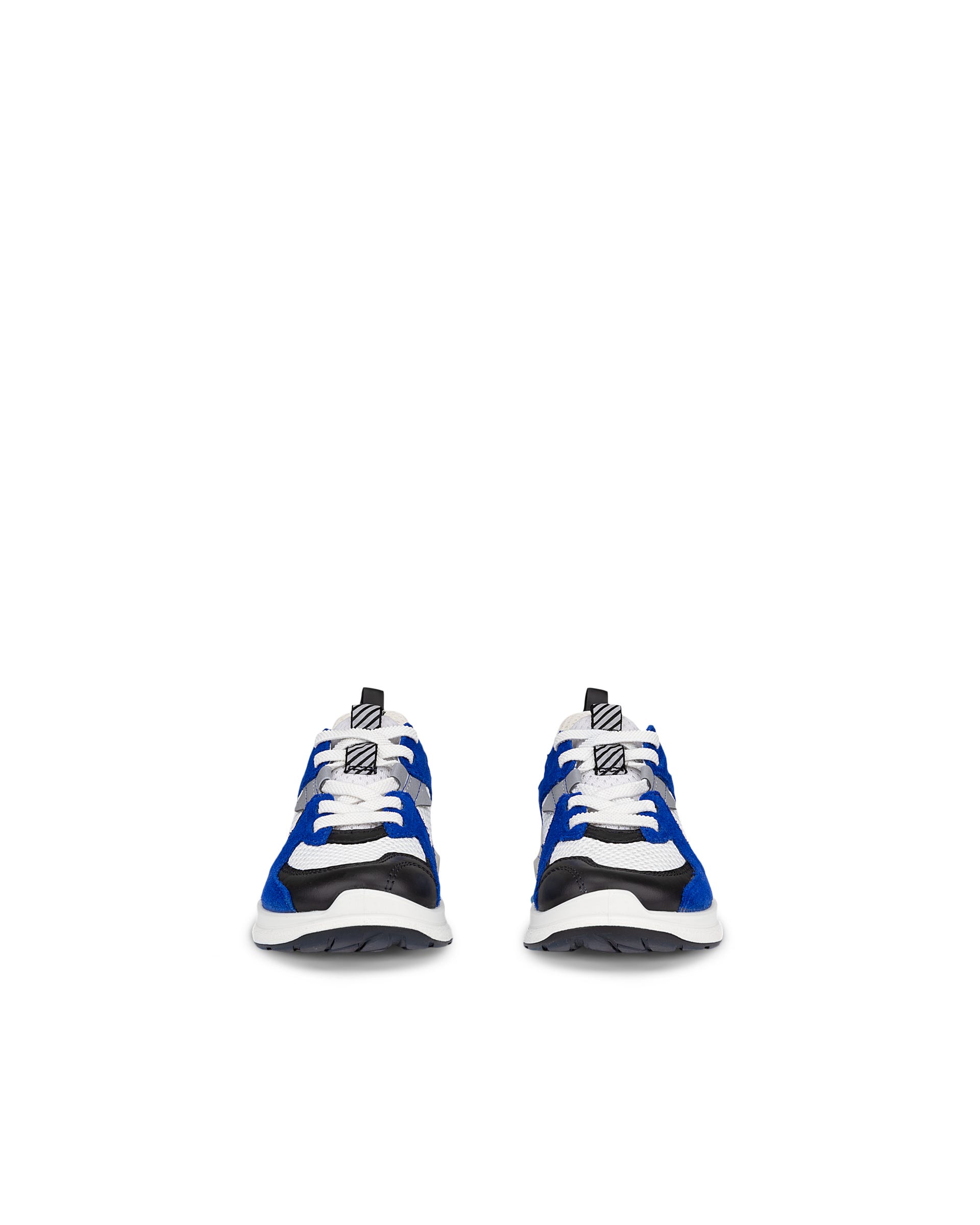 Dziecięce skórzane buty outdoorowe ECCO® BIOM 2.2 - Niebieski - Front pair