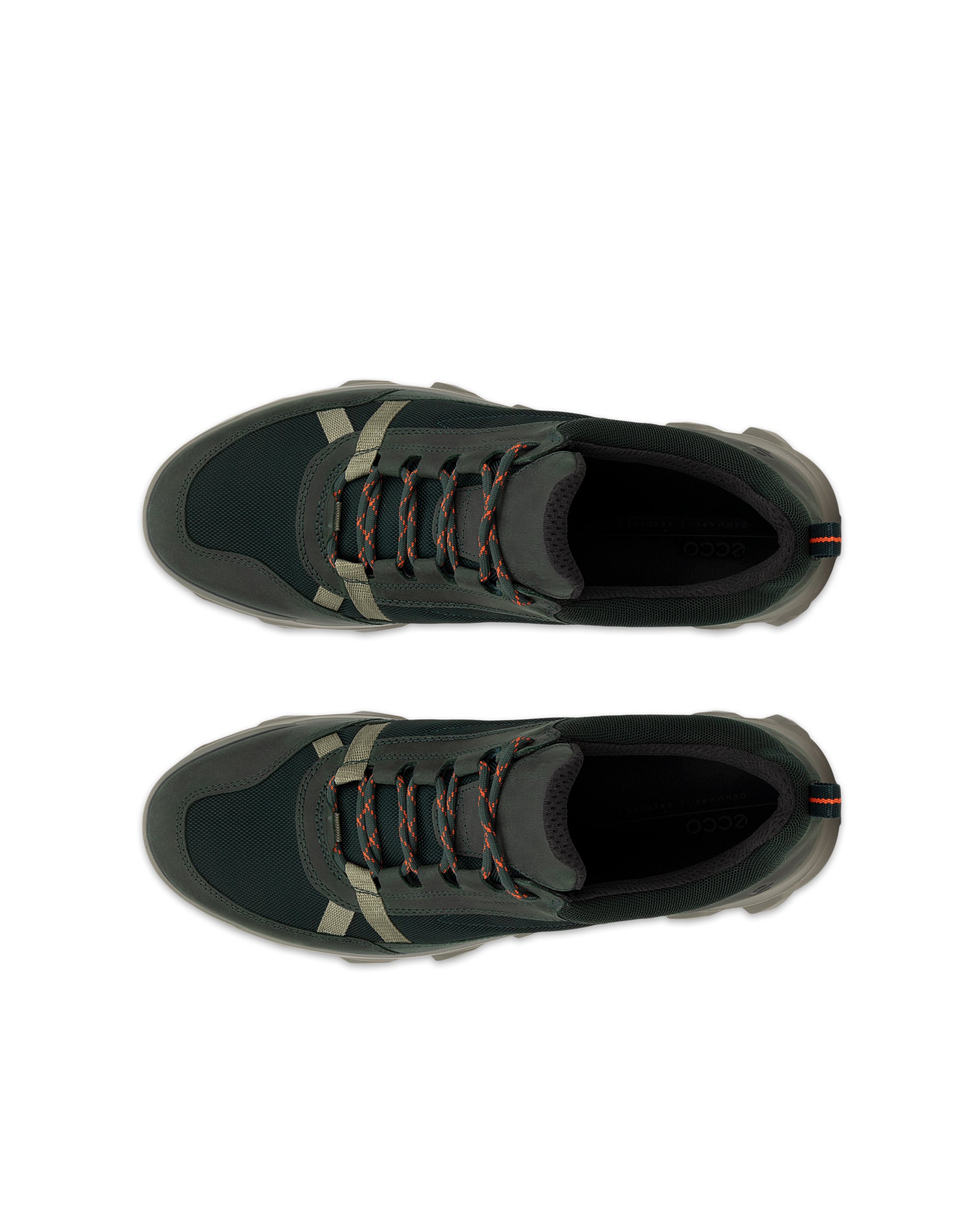 ECCO® MX heren nubuck sneaker - Groen - Top left pair