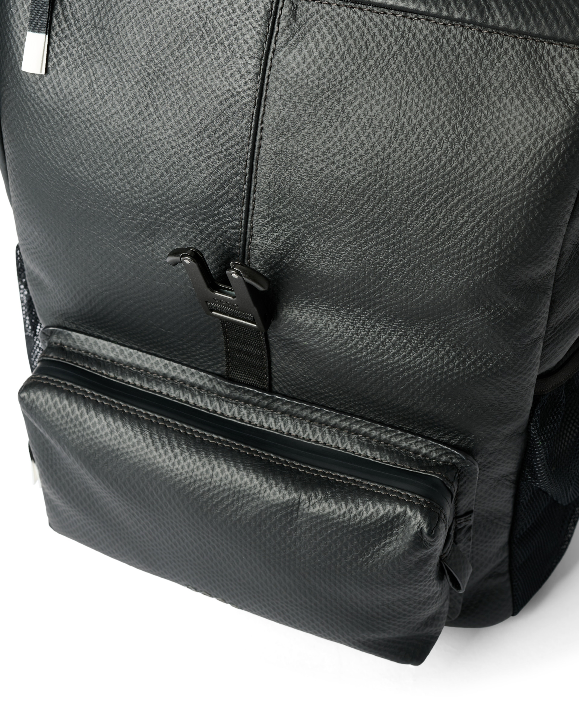 ECCO® Trapeze Journey Textile Backpack - Black - Detail-2