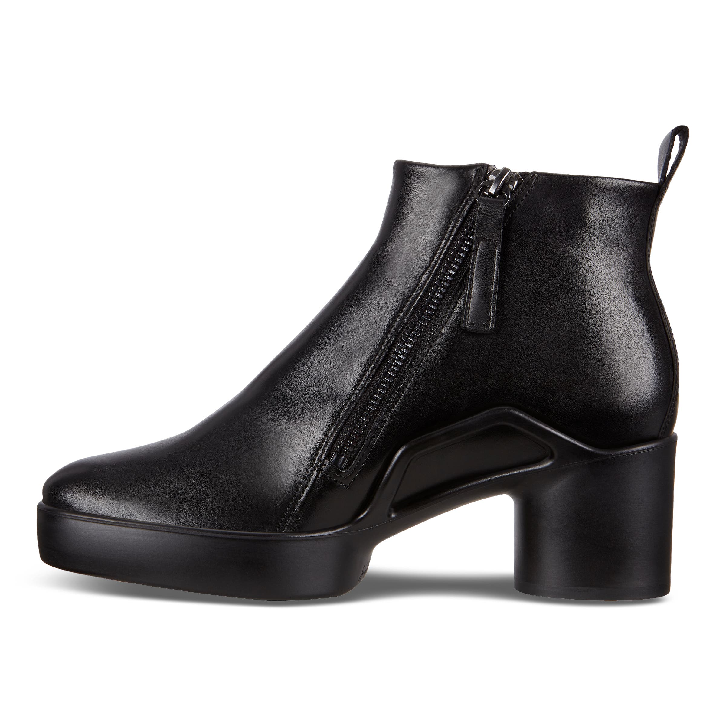 ECCO Shape Sculpted Motion 35 ウィメンズ レザーアンクルブーツ - ブラック - Inside