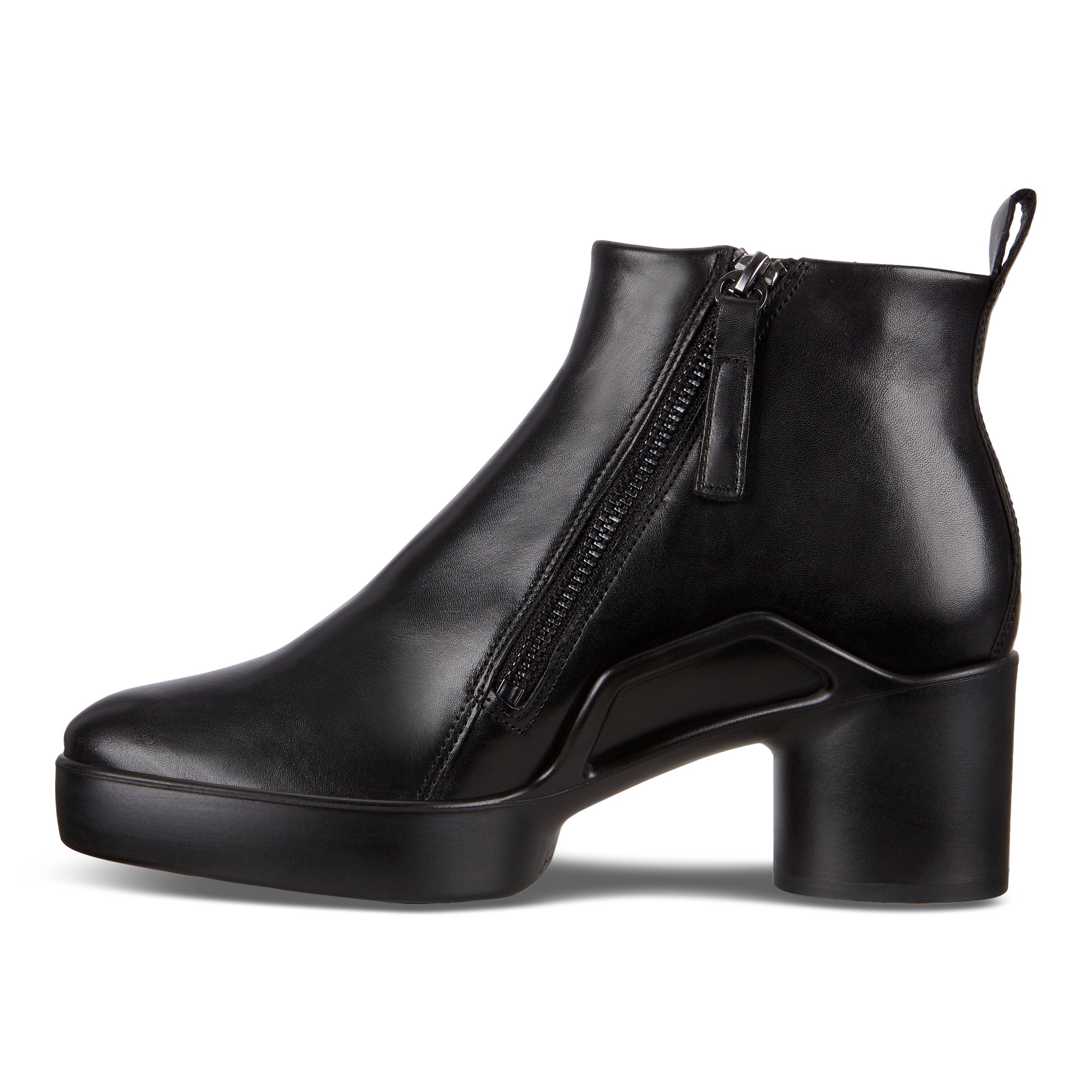 ECCO Shape Sculpted Motion 35 ウィメンズ レザーアンクルブーツ - ブラック - Inside