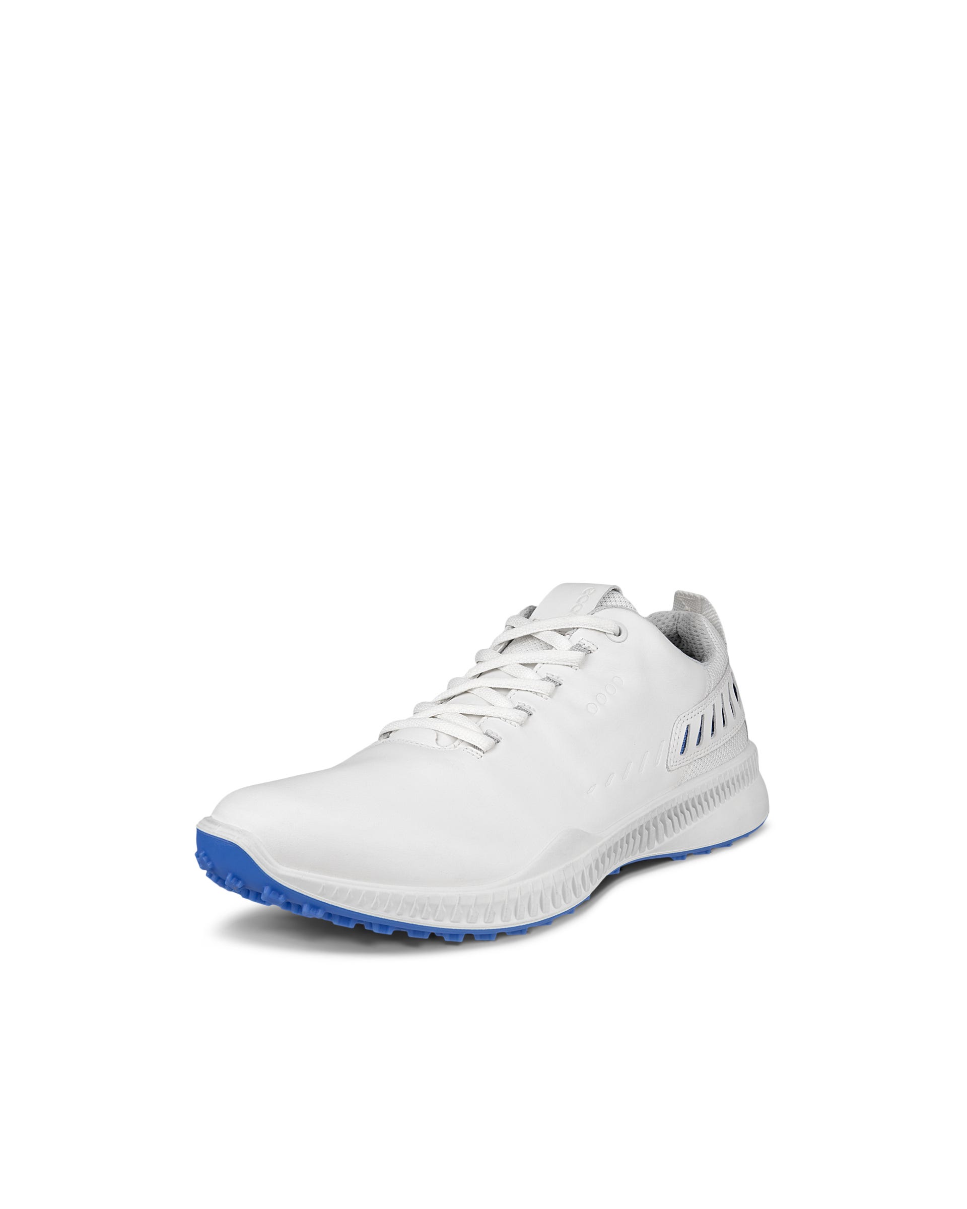 Men's ECCO® Golf S-Hybrid Leather Waterproof Golf Shoe - White - Main